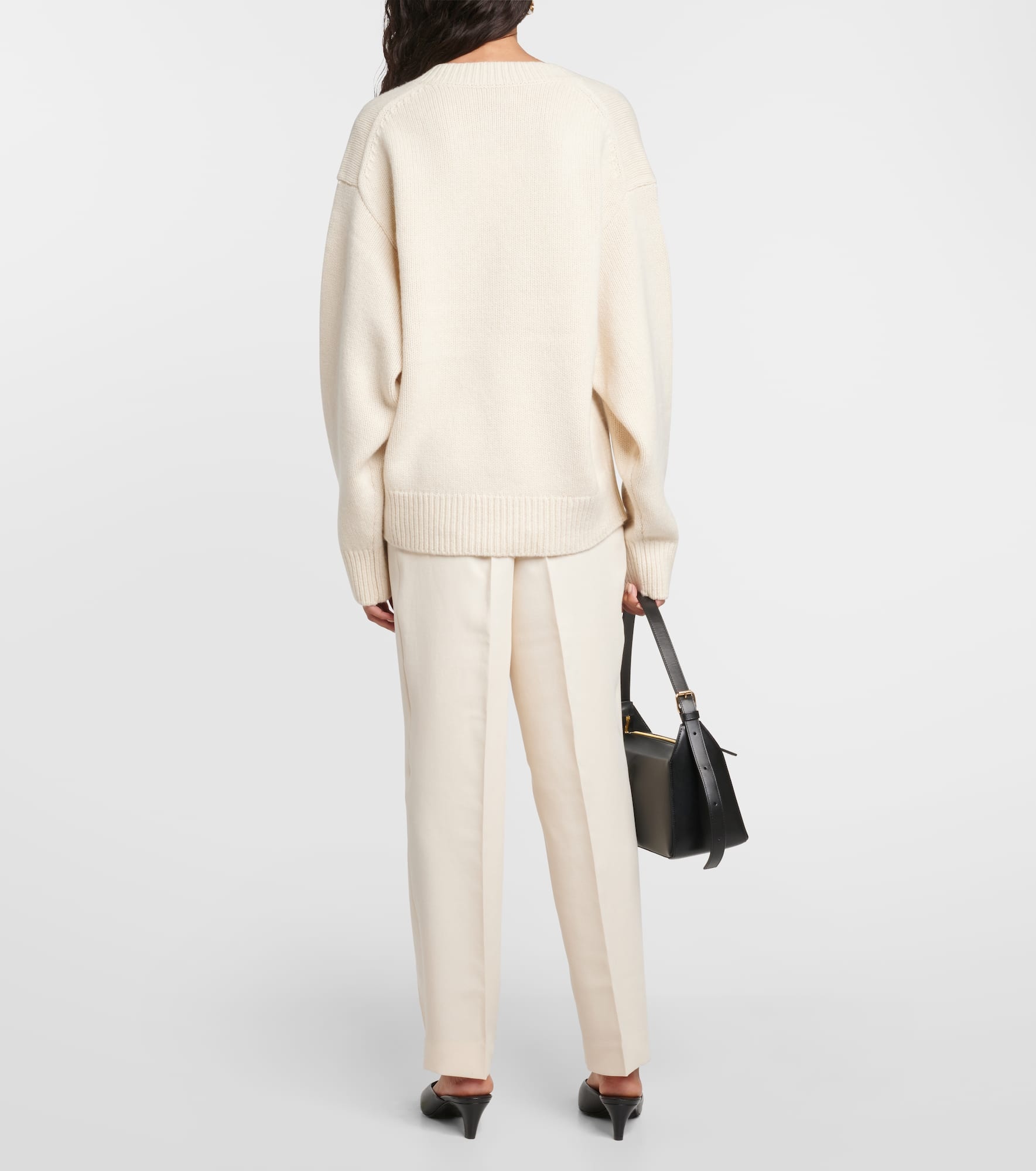 Wool and cashmere sweater - 3