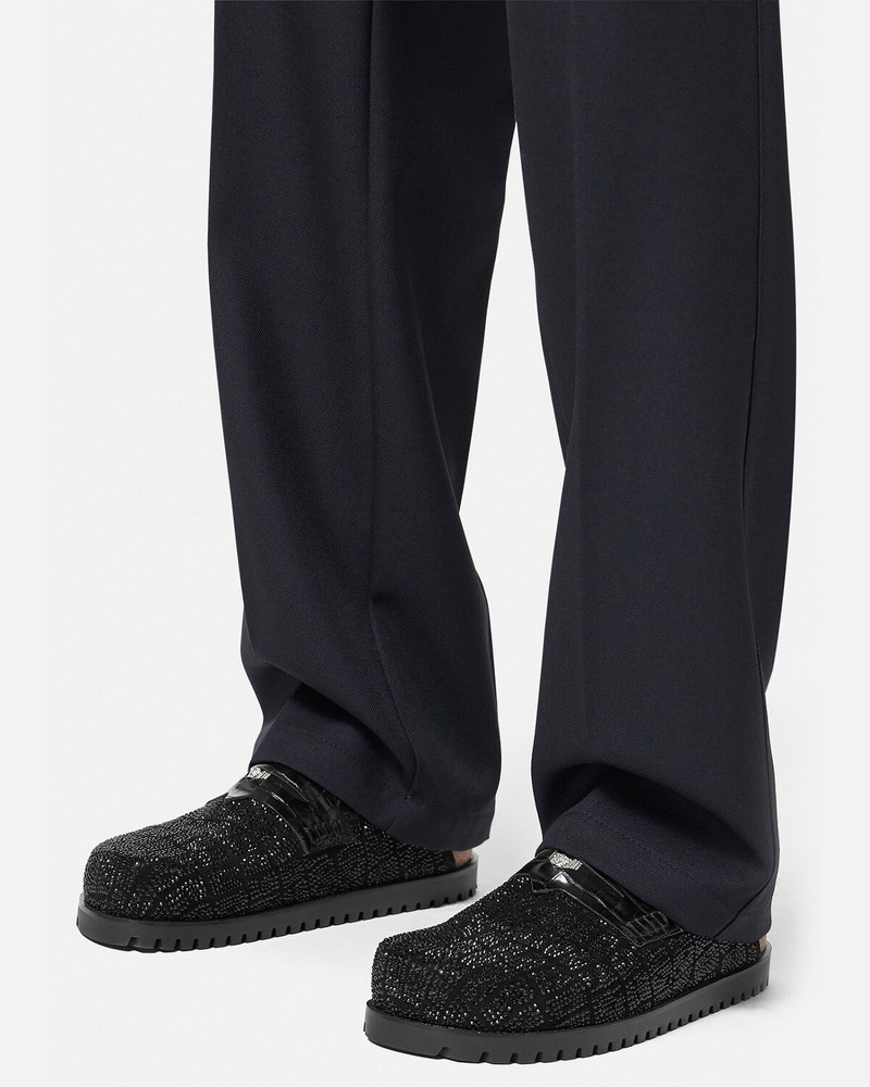 Crystal Croc-Effect Medusa Mules 5