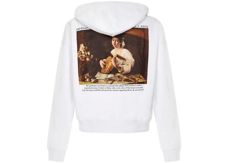 Off-White OFF-WHITE Caravaggio The Lute Player Hoodie White/Multi outlook