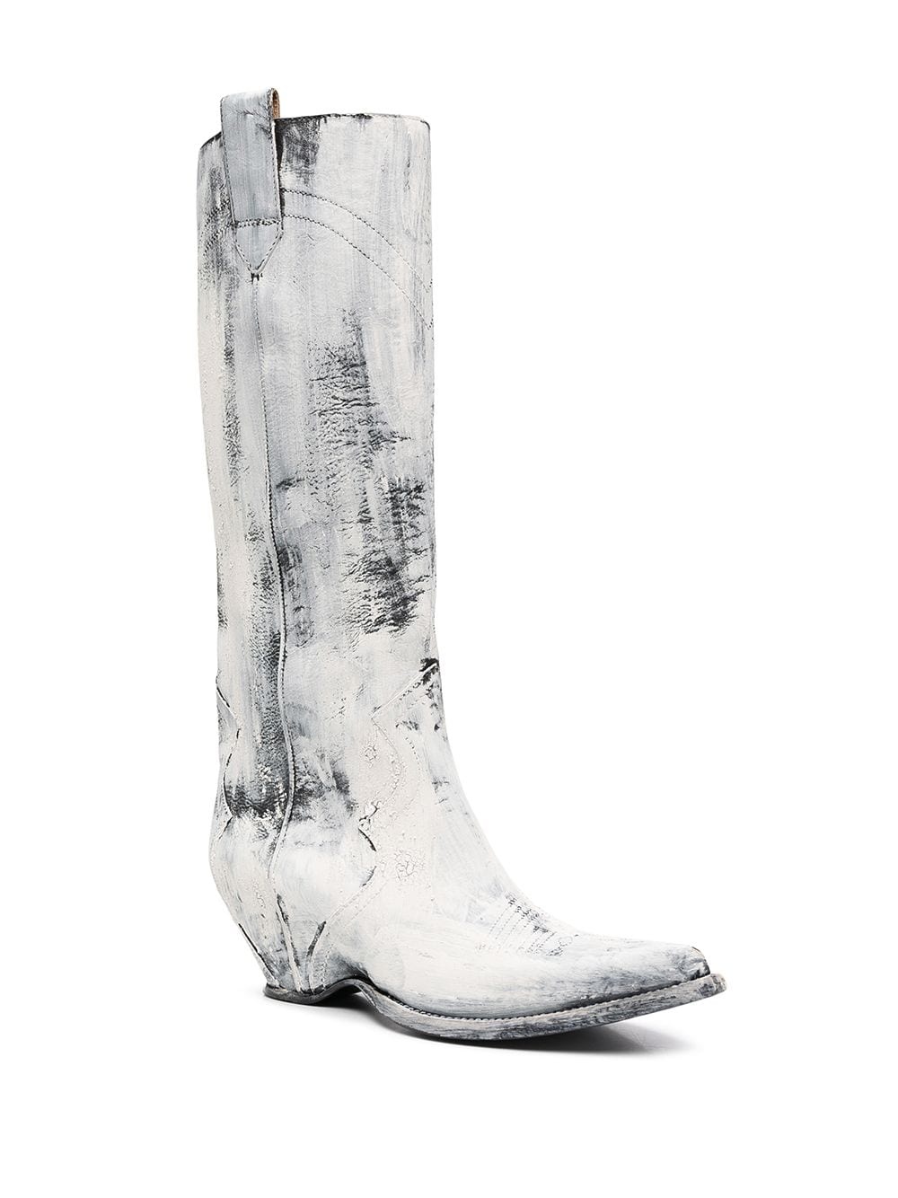 paint-effect Western boots - 2