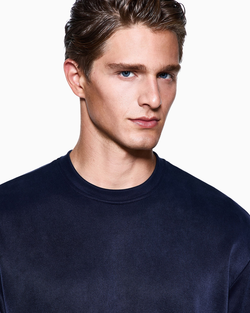 CUPRO-JERSEY CREW-NECK T-SHIRT 5