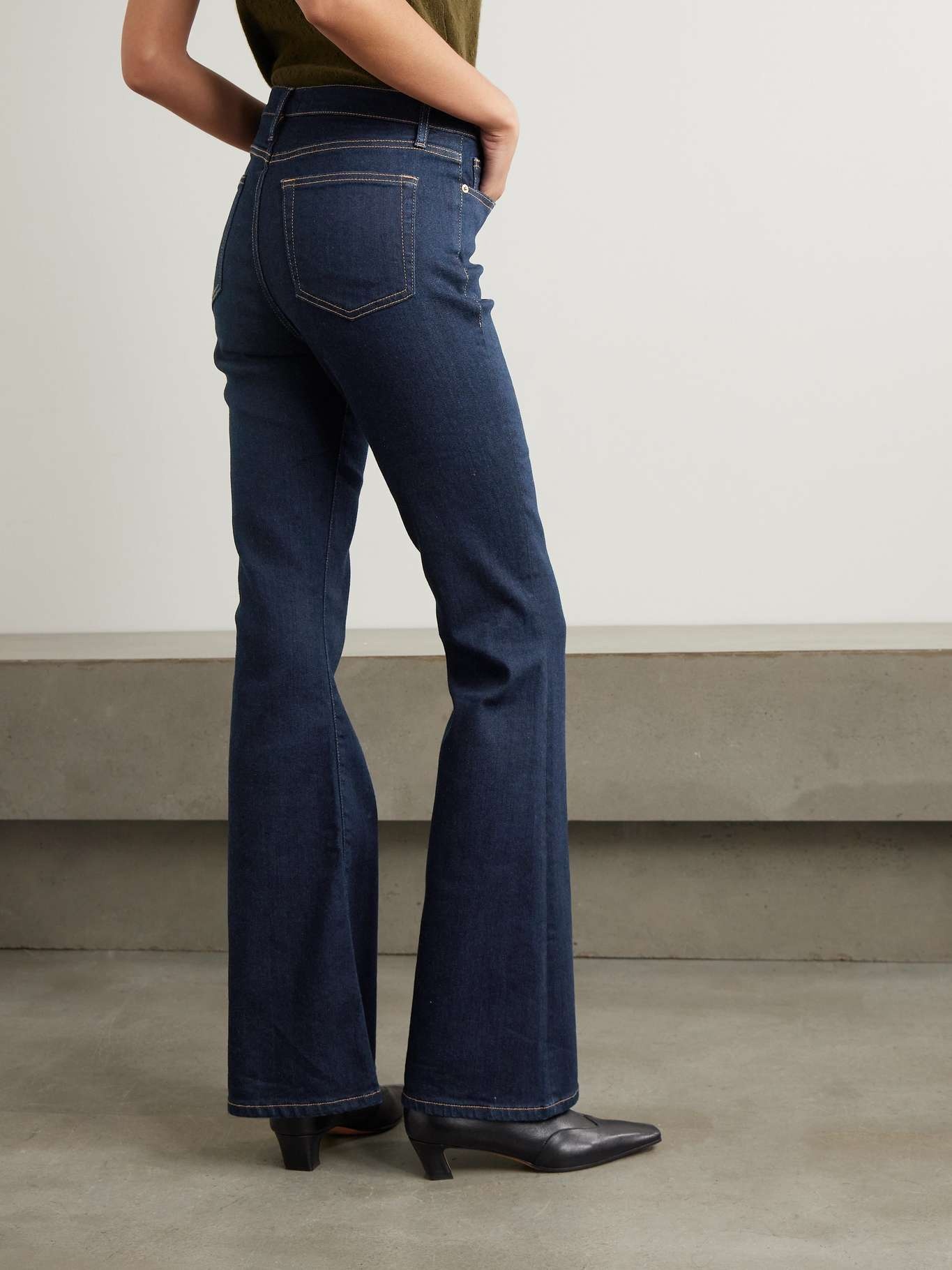 Le High Flare high-rise flared jeans - 4
