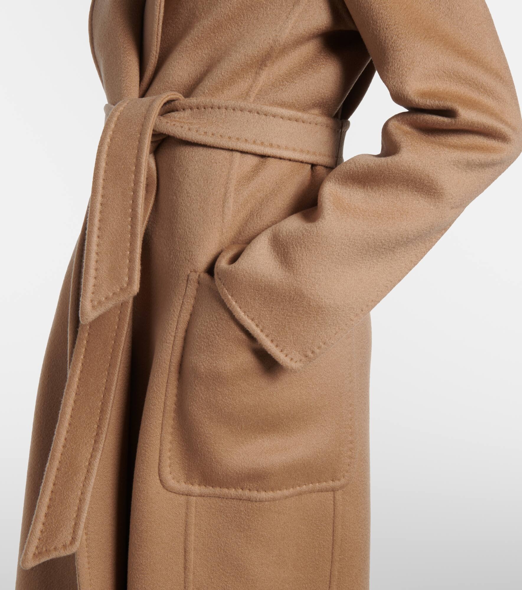 Cashmere wrap coat - 5