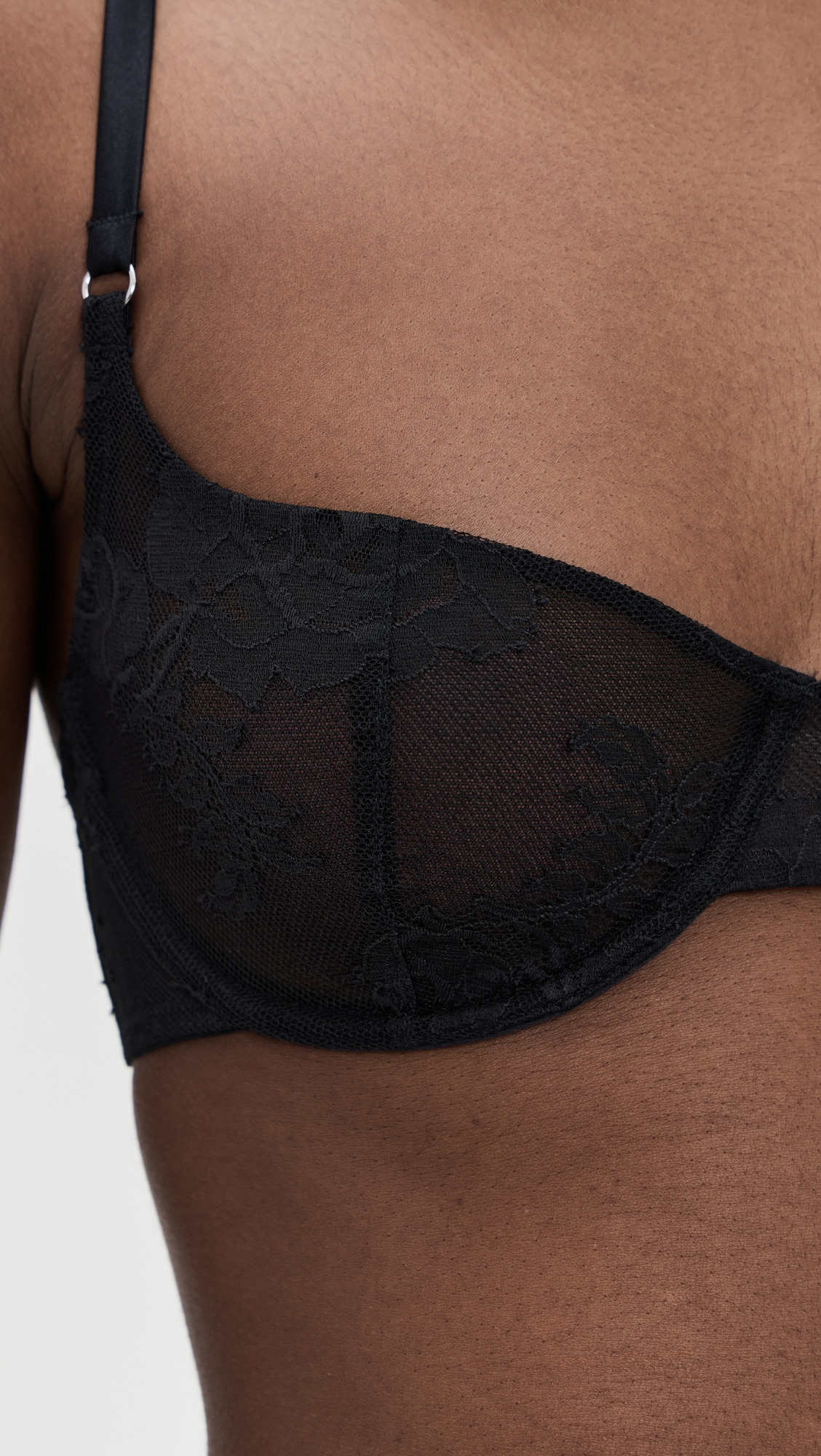 Bouquet Lace Scooped Balconette Bra - 5