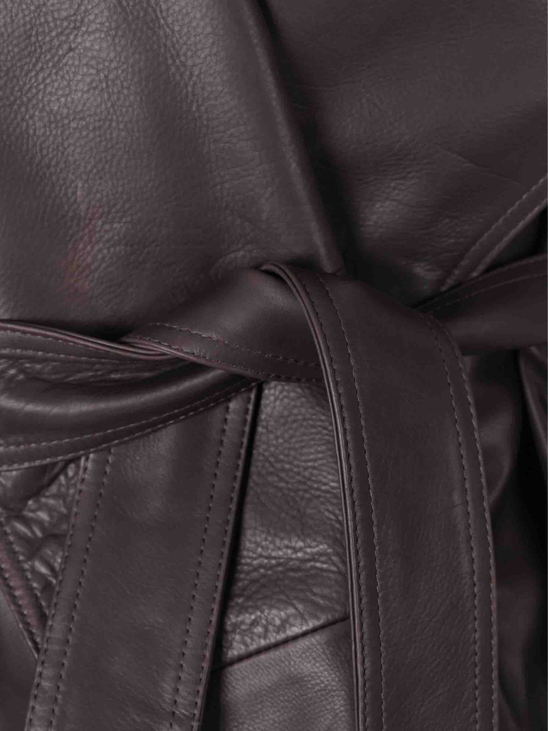 LEATHER JACKET WITH BELT 3