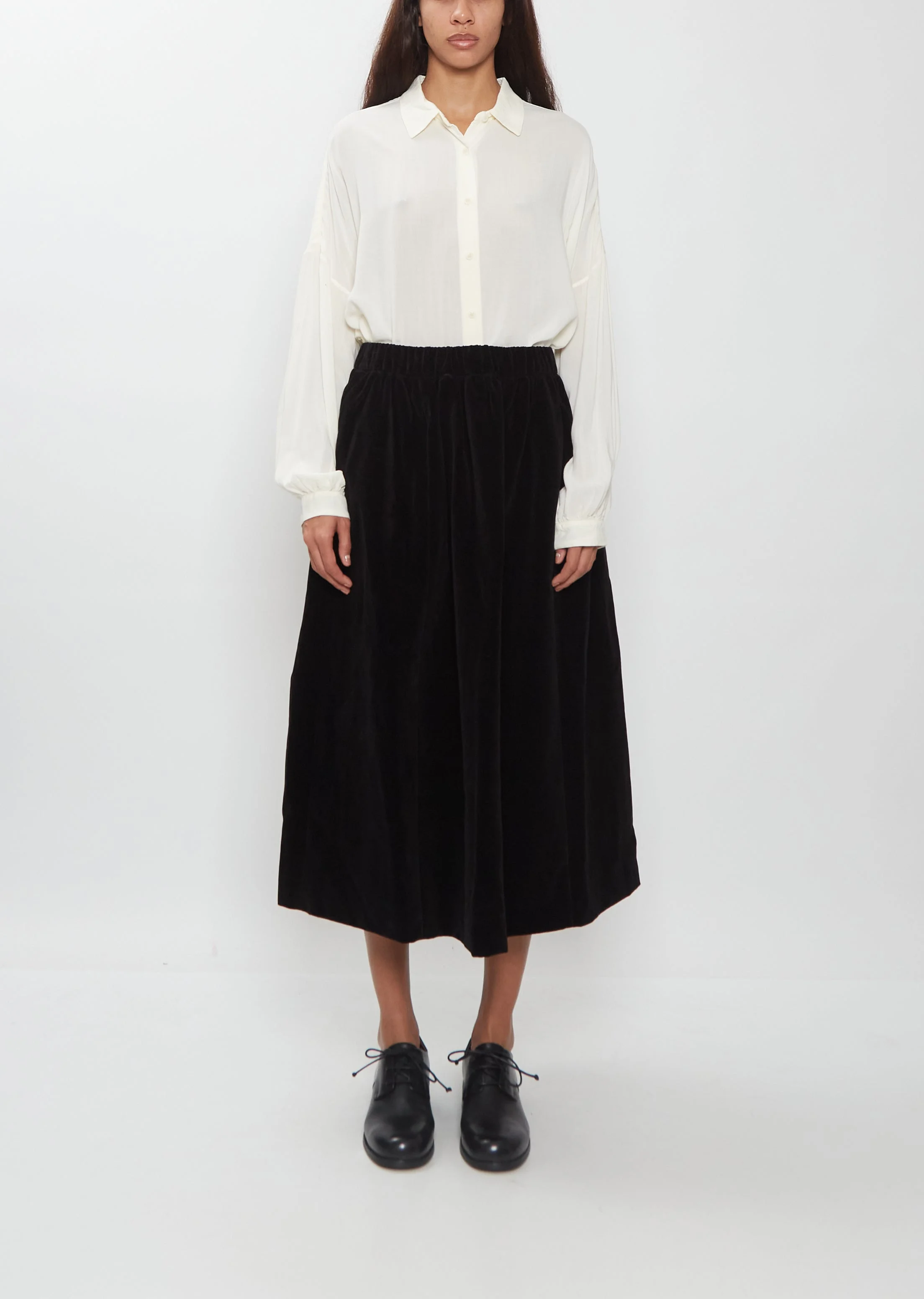Ghosty Mid Velvet Skirt - 1