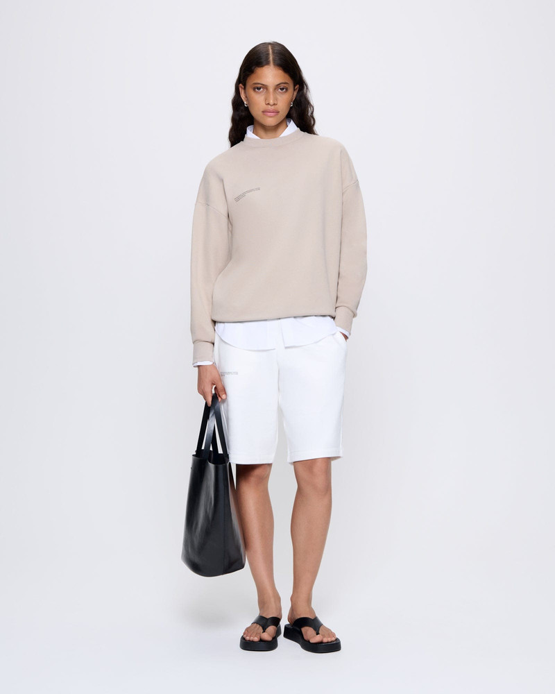 Womens 365 Midweight Sweatshirt - Stone 3