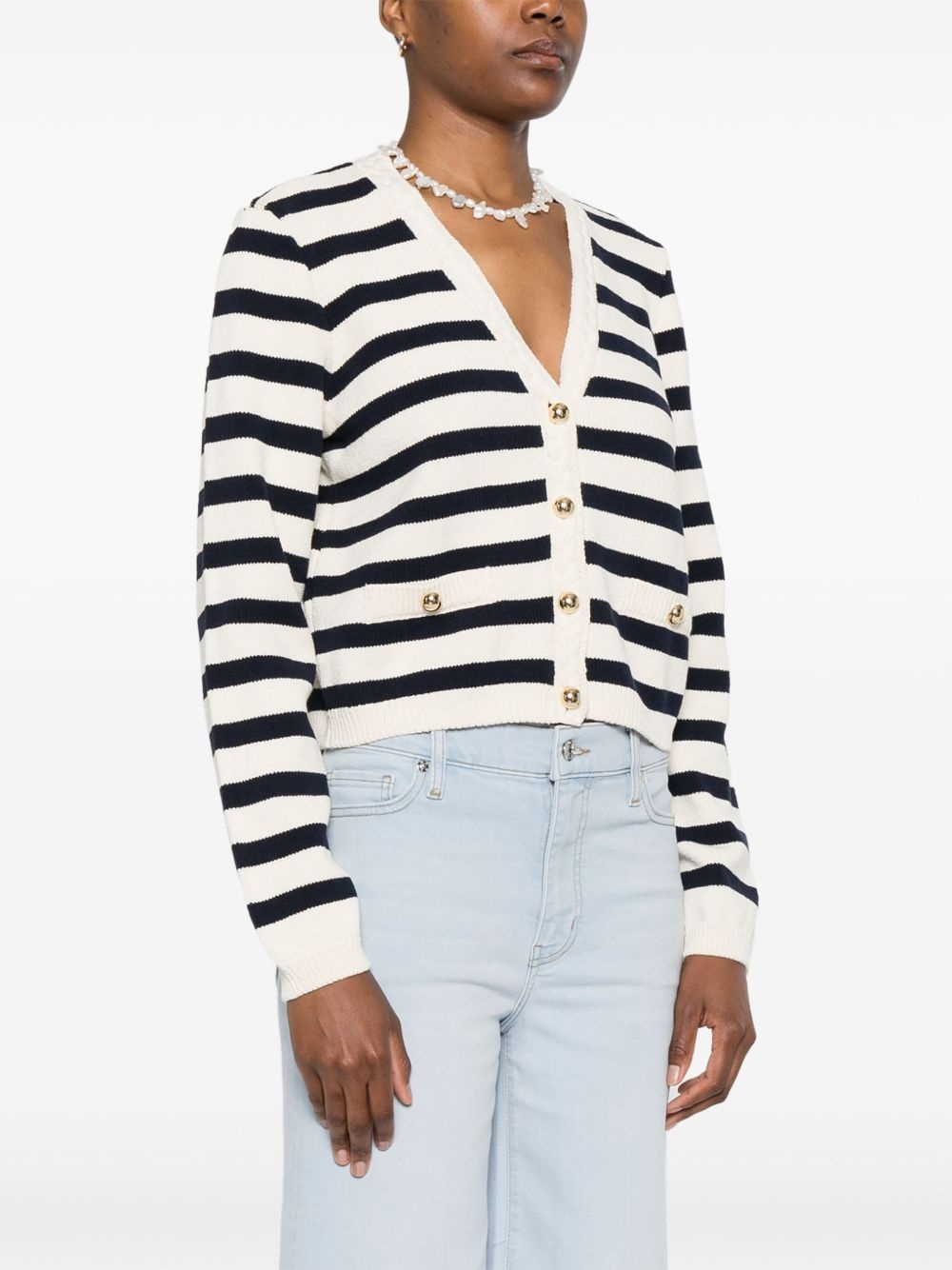 striped cardigan - 3