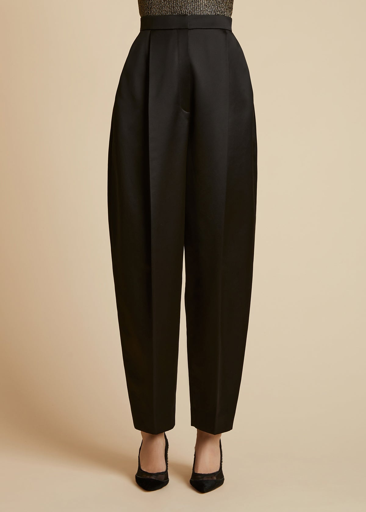 Ashford pleated high-waisted trousers - 3