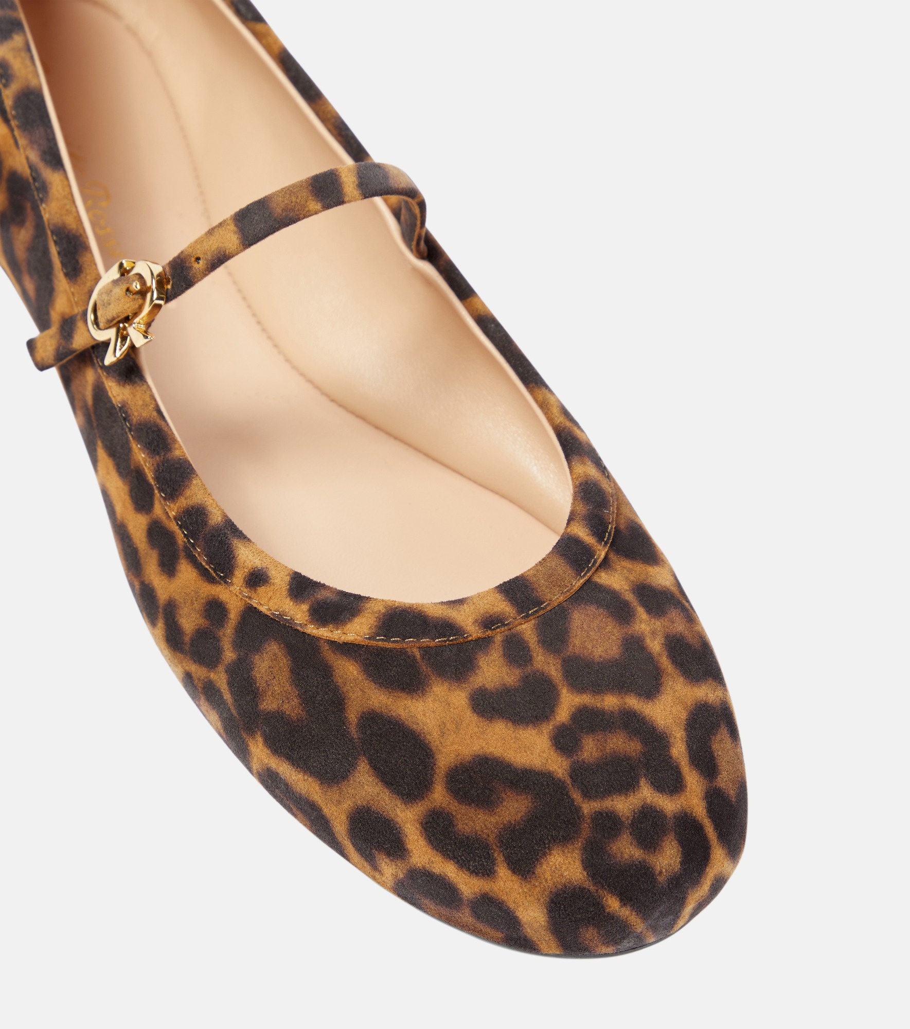 Carla leopard-print suede ballet flats - 6