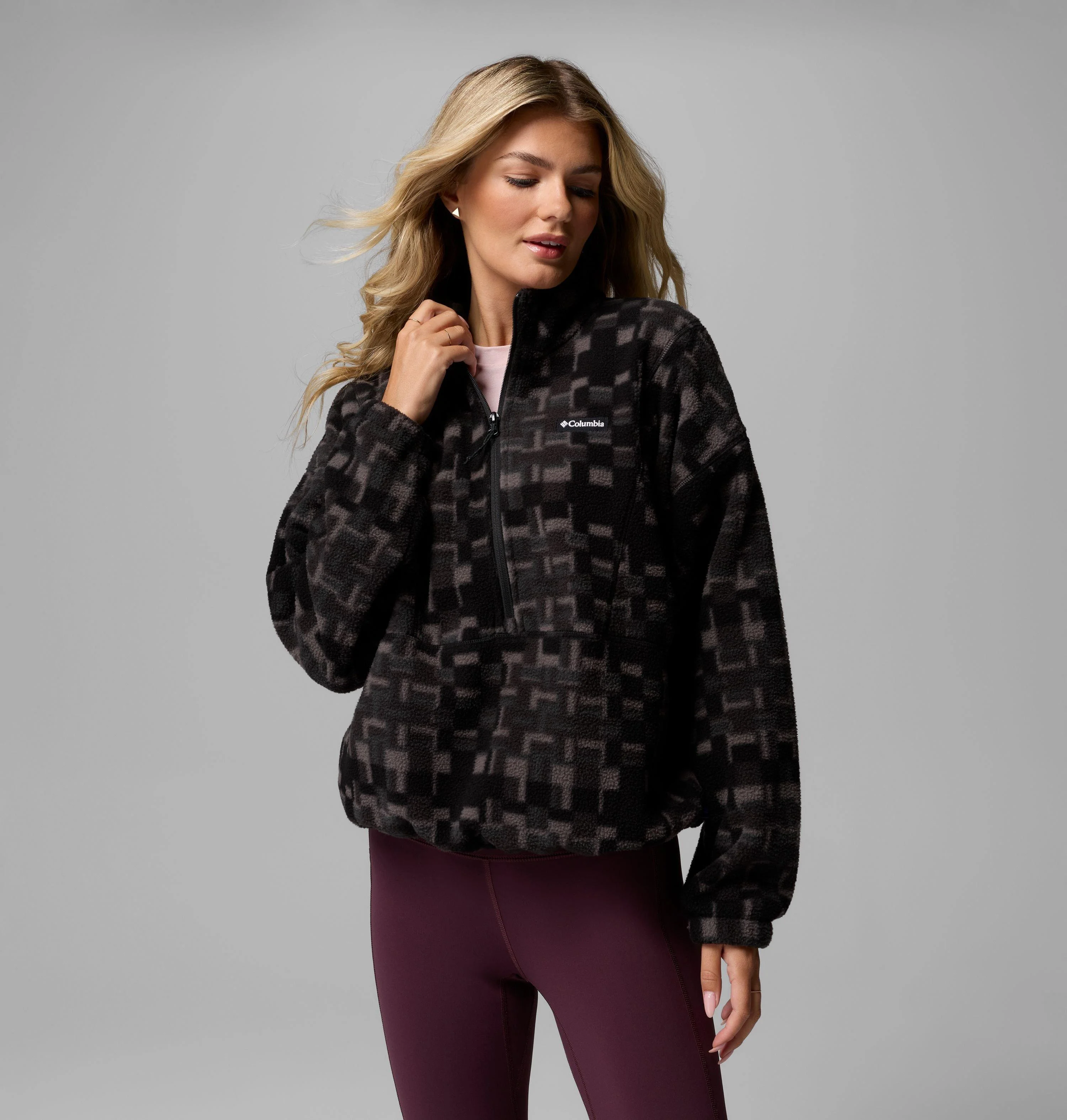 Women's Timber Meadow MTR Printed Fleece Half Zip - 1