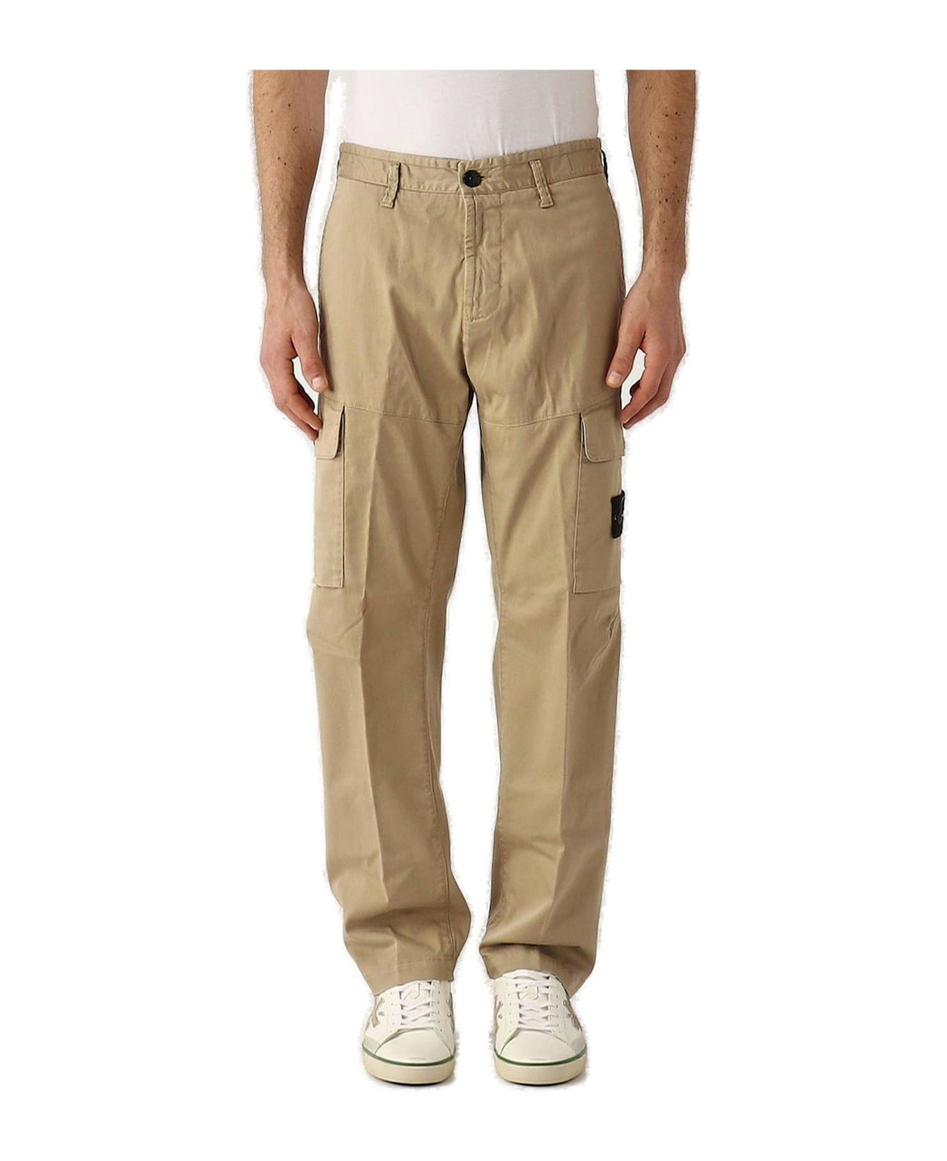 Logo Patch Regular Fit Cargo Pants - 1
