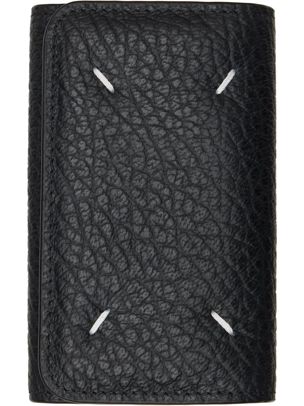 Black Four Stitches Key Case - 1