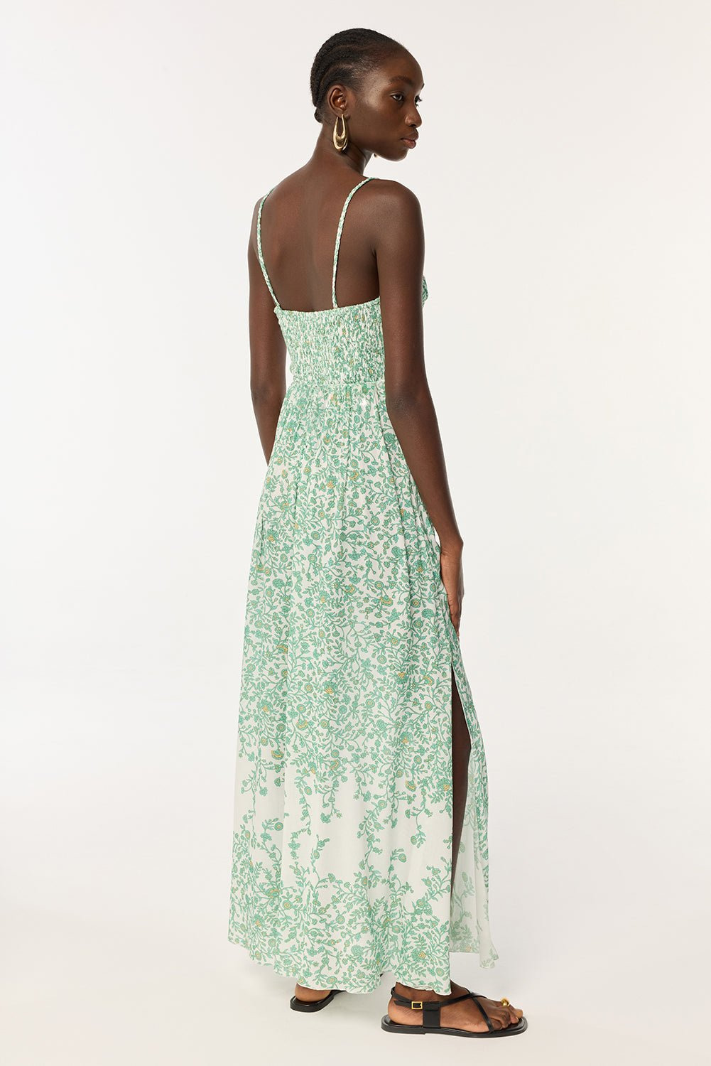 Long Dress Cara - Green Lazuli - 3