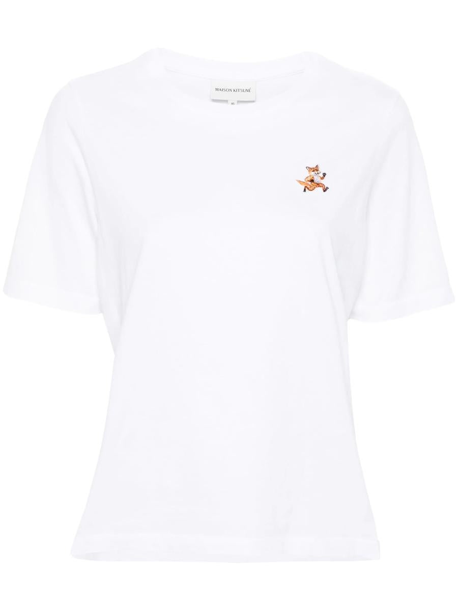 Maison Kitsuné T-Shirt With Speedy Fox Application - 1