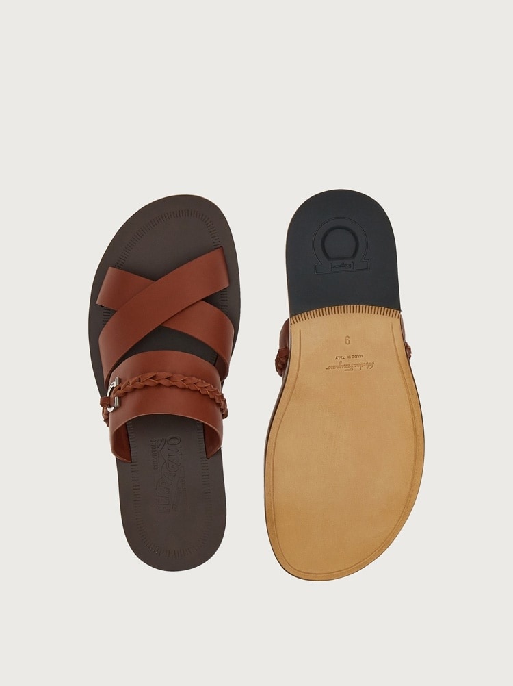 SANDAL WITH GANCINI ORNAMENT - 5
