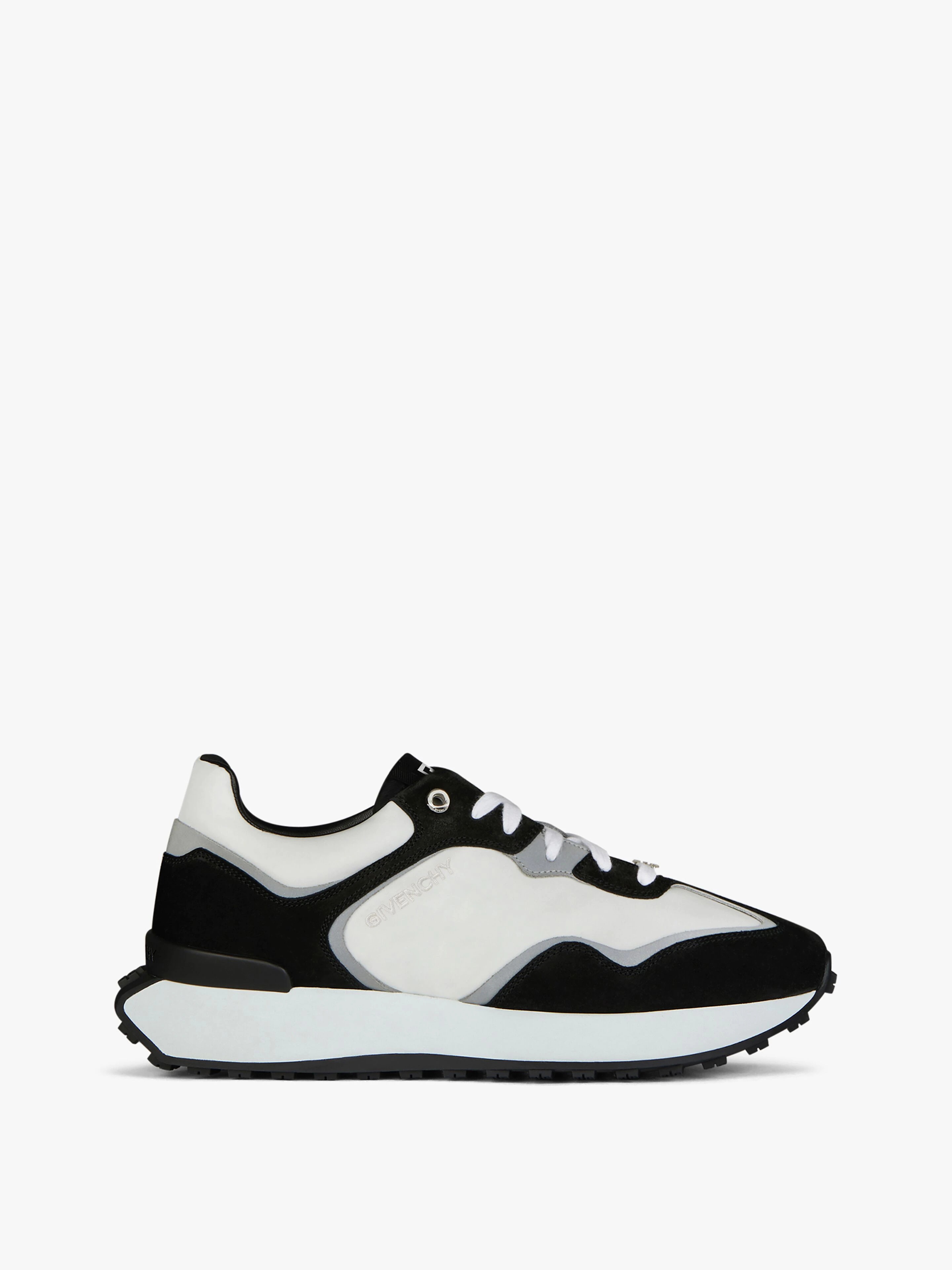 GIV RUNNER SNEAKERS IN SUEDE, LEATHER AND NYLON - 1