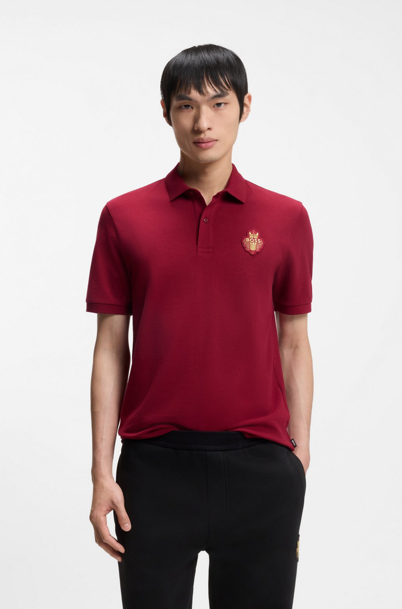 LOGO-ARTWORK POLO SHIRT IN COTTON PIQUÉ 2
