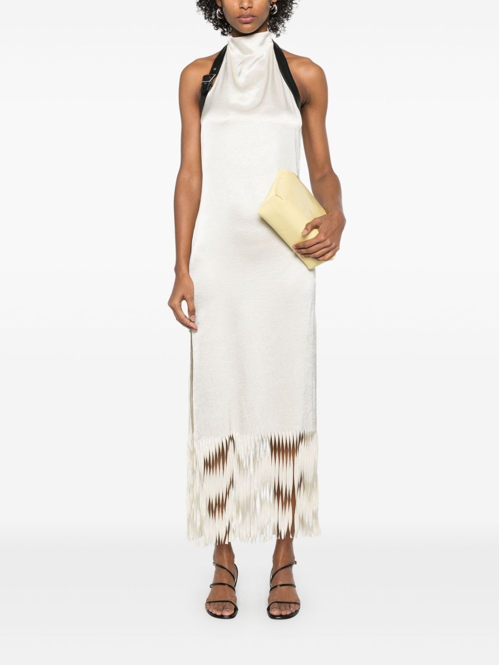 fringed midi dress - 2
