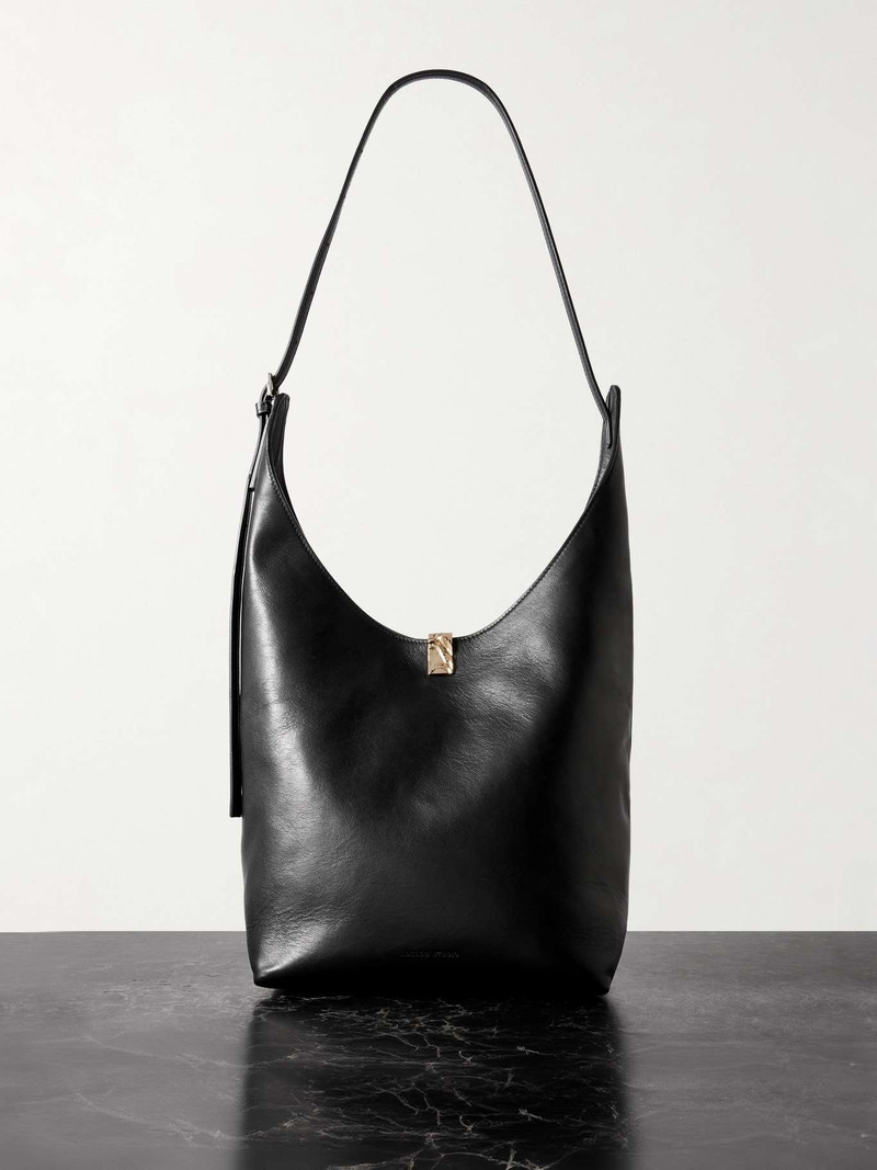 Andrea leather shoulder bag Black 1