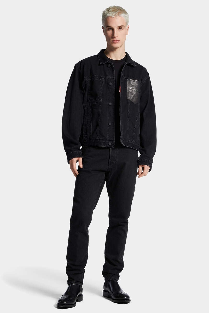 BLACK COAL WASH COOL GUY JEANS - 3
