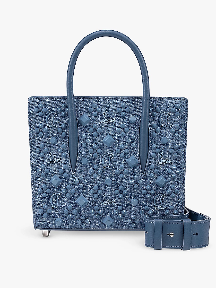 Paloma mini denim tote bag - 1