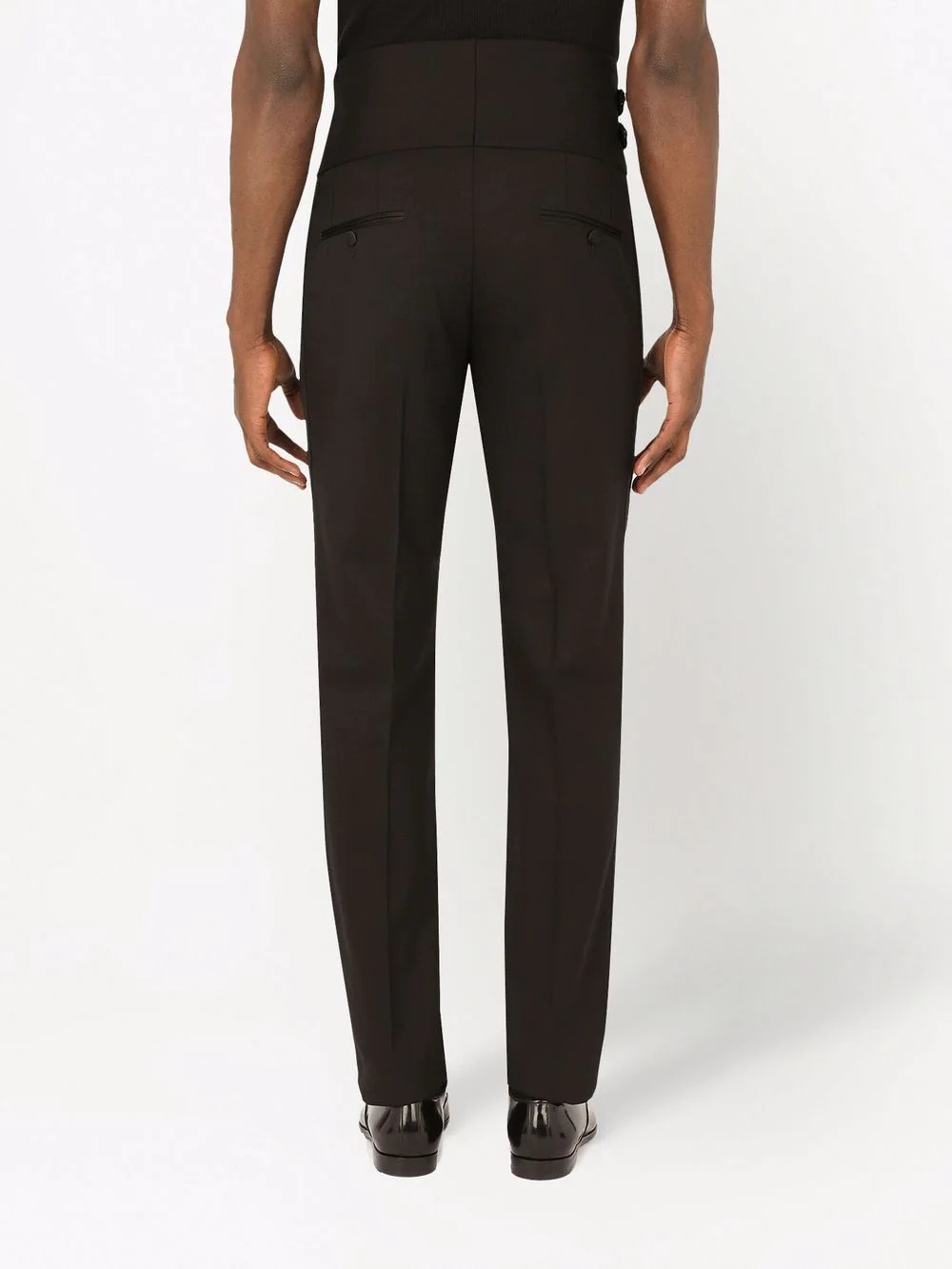 Stretch-wool Tuxedo pants - 4