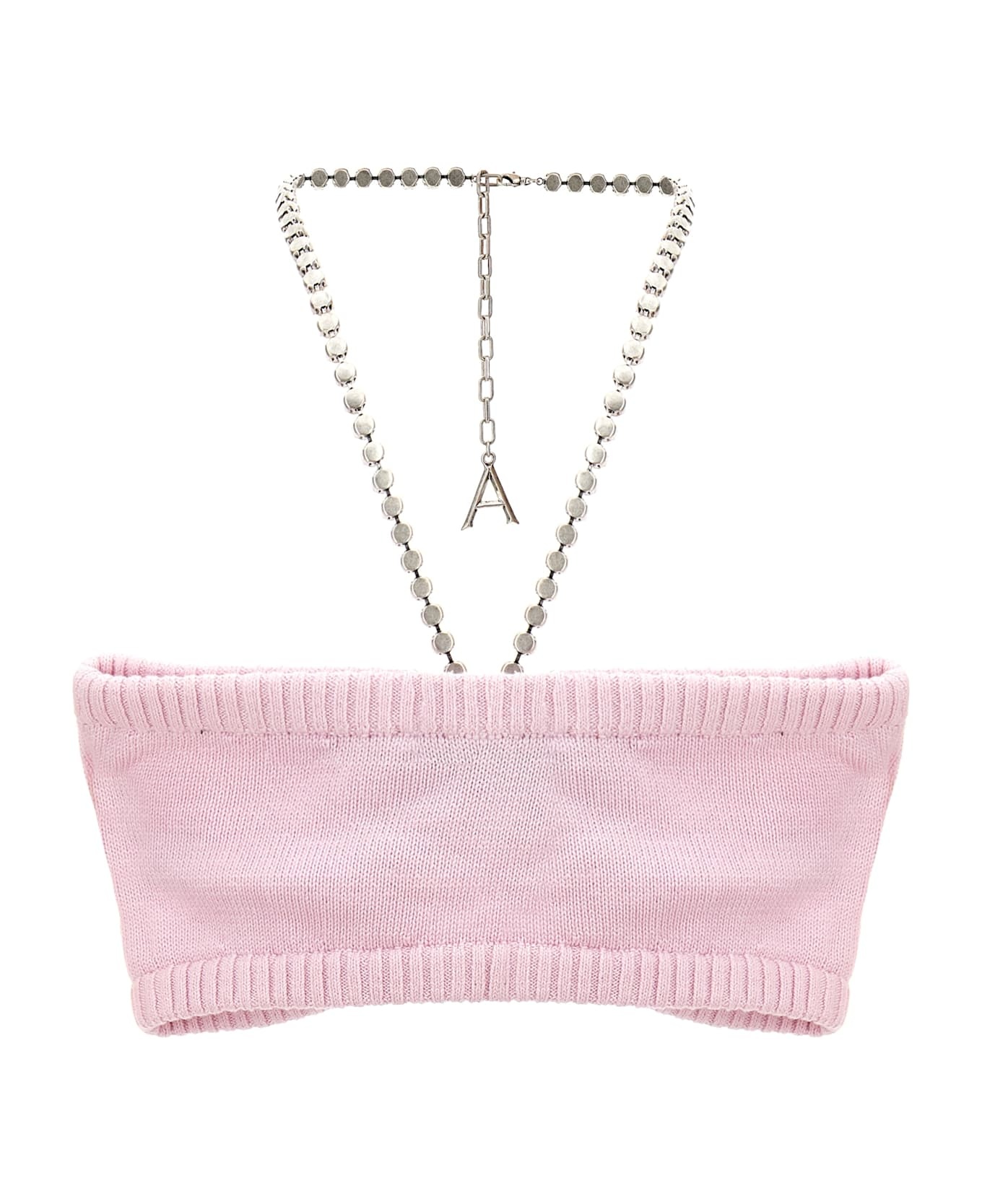 'crystal Butterfly Knit Bandeau' Top - 2