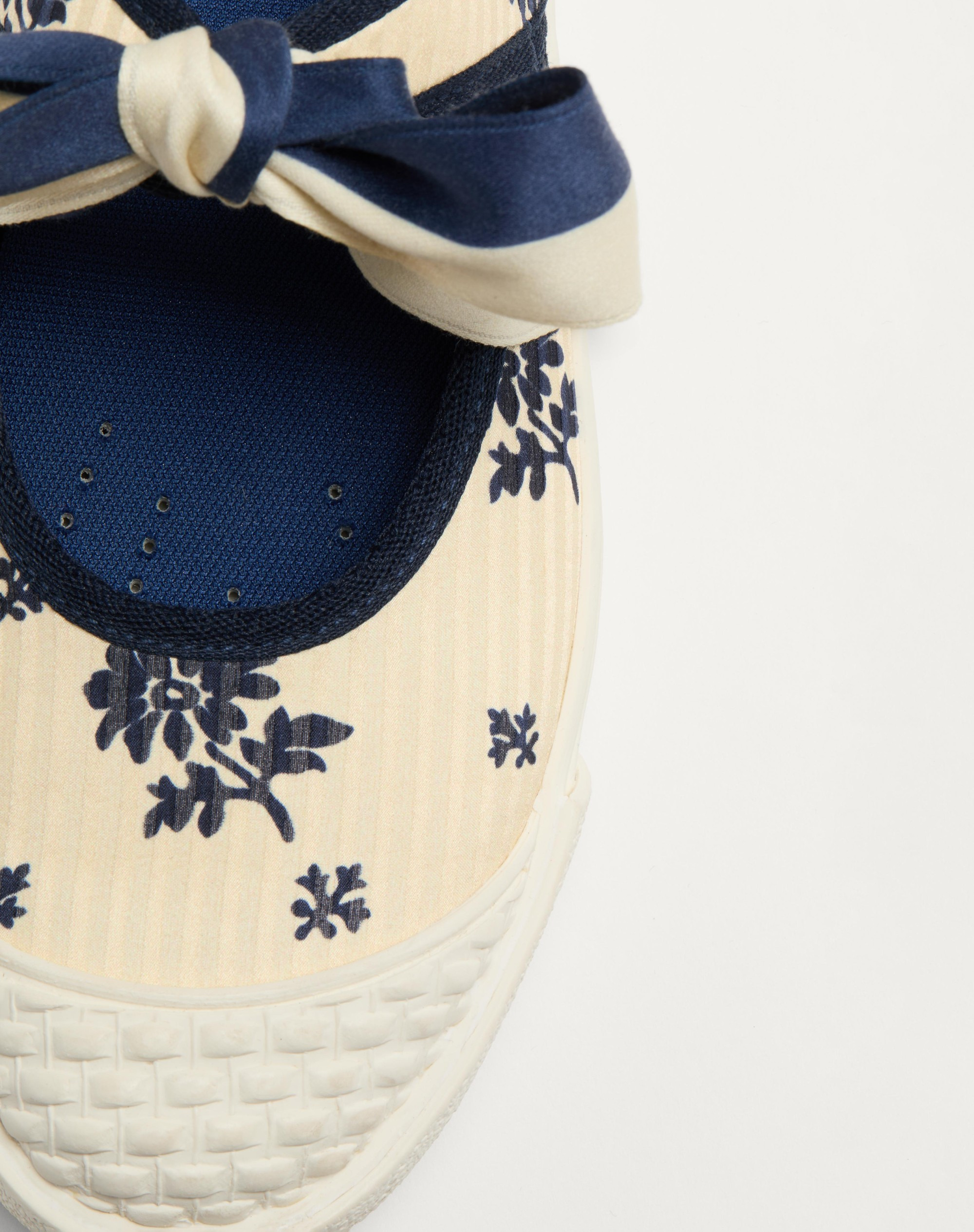 BAY BY BAY BALLERINA SNEAKERS IN PAPIER FLORAL FABRIC - 7