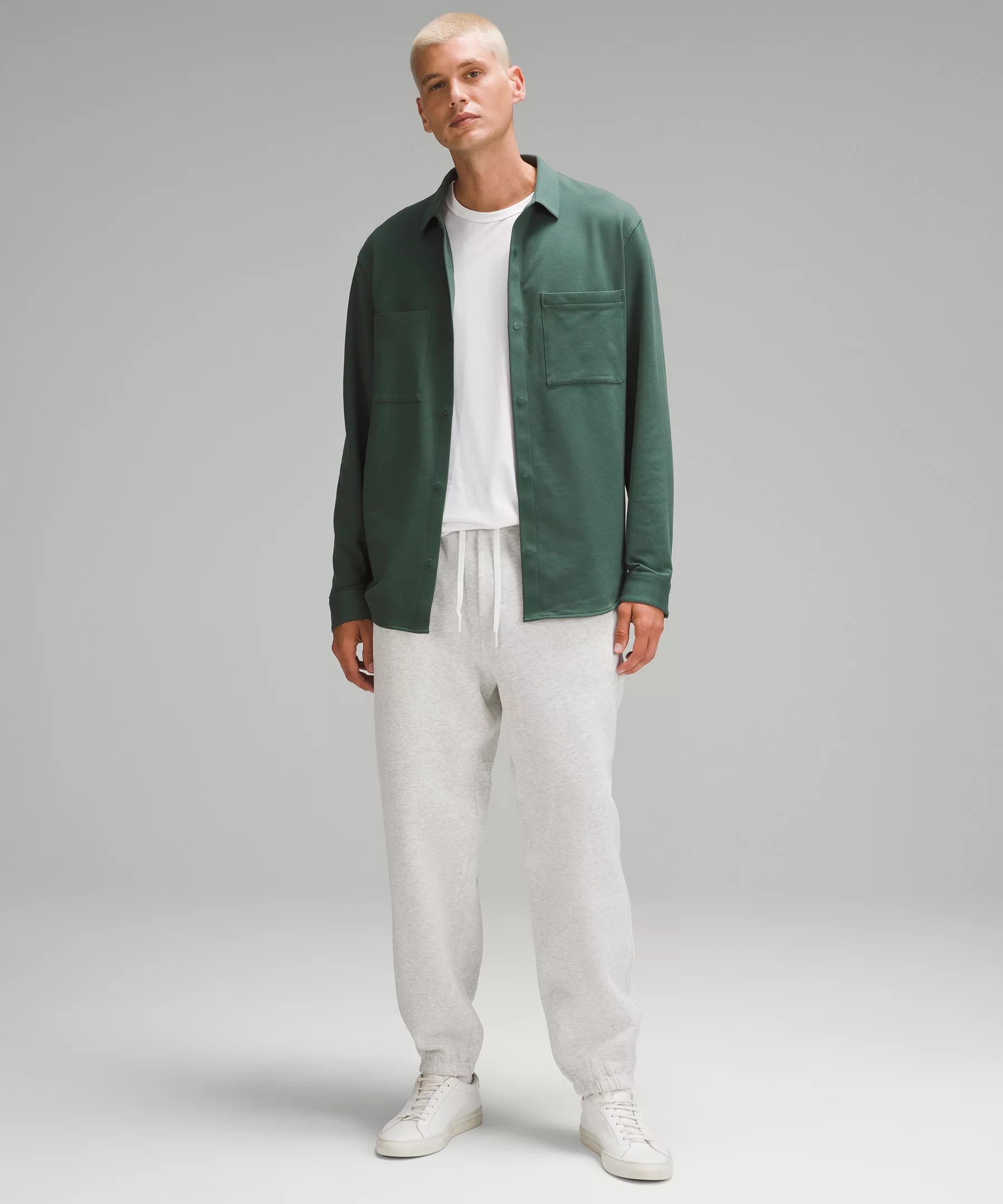 Soft Knit Overshirt *French Terry - 2