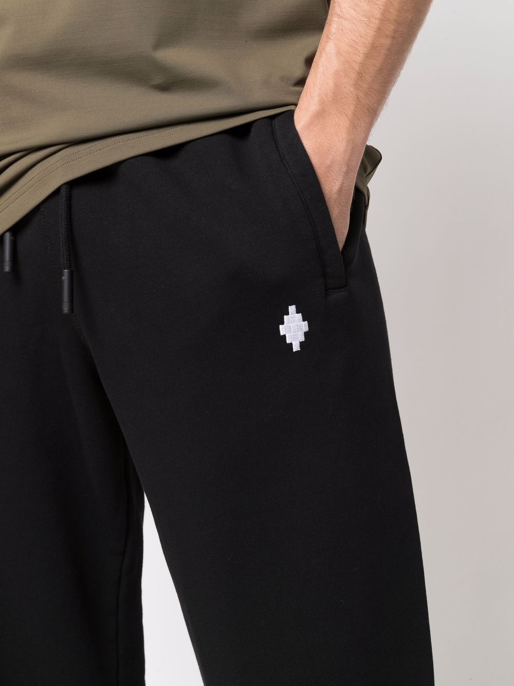 logo-embroidered track pants - 5