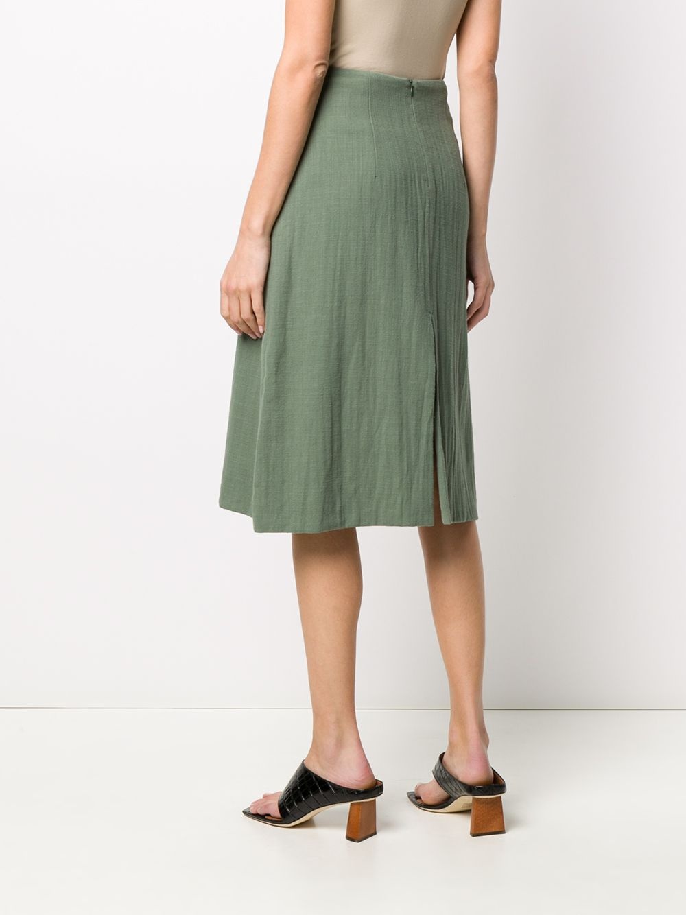 A-line midi skirt - 4