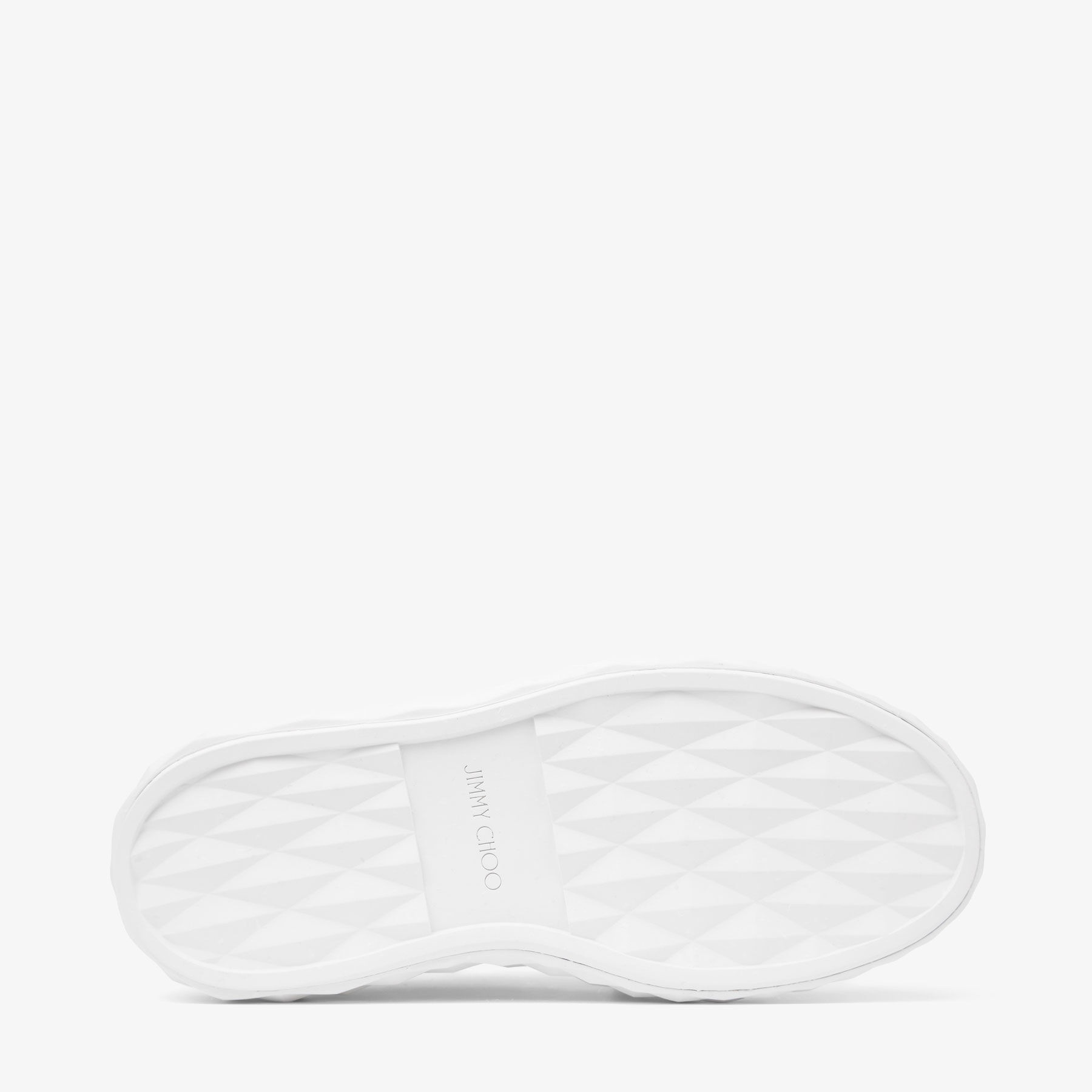 Diamond Light Maxi/F
White Nappa Leather Low-Top Trainers with Studs - 5