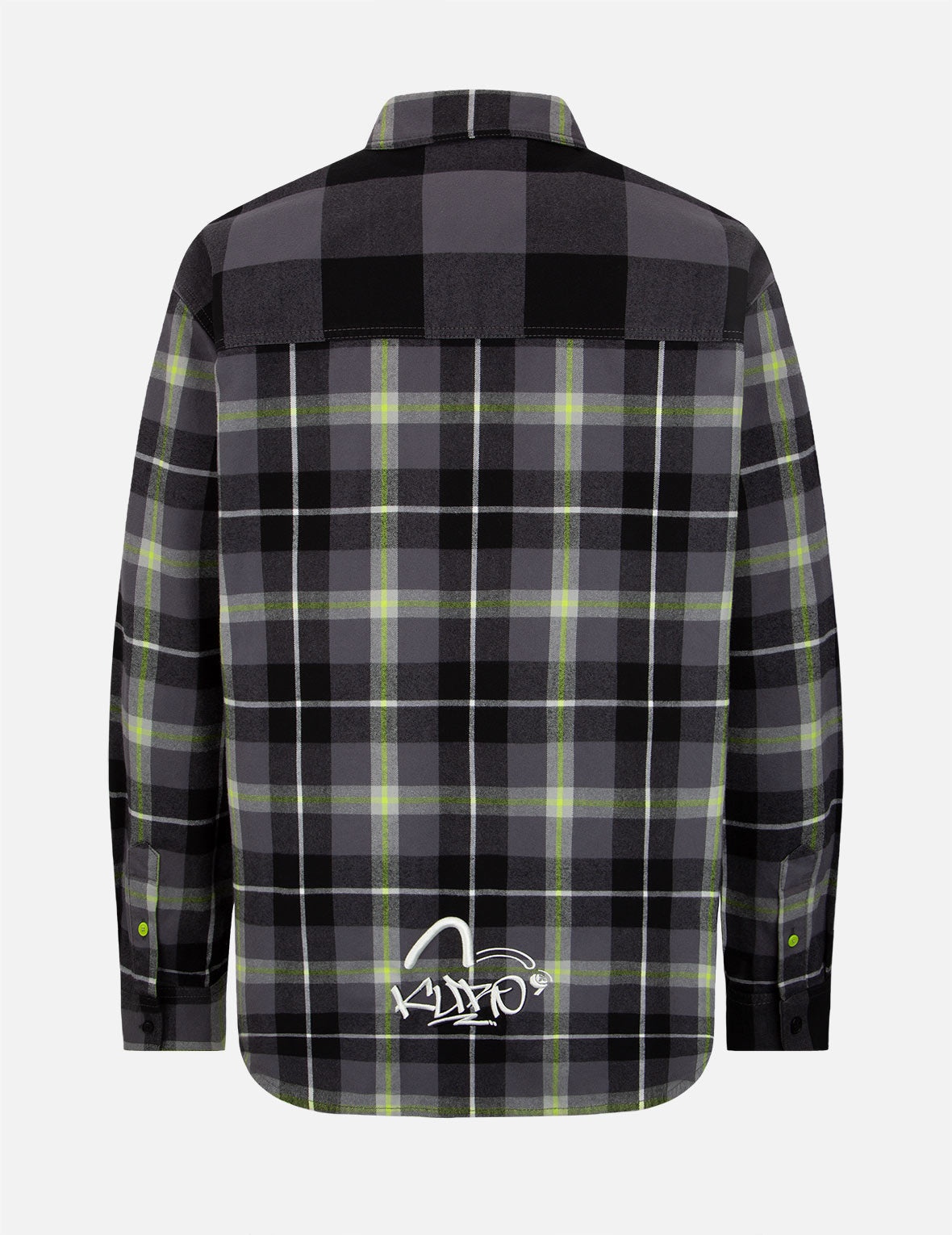 Contrast Pockets Plaid Flannel Shirt - 2