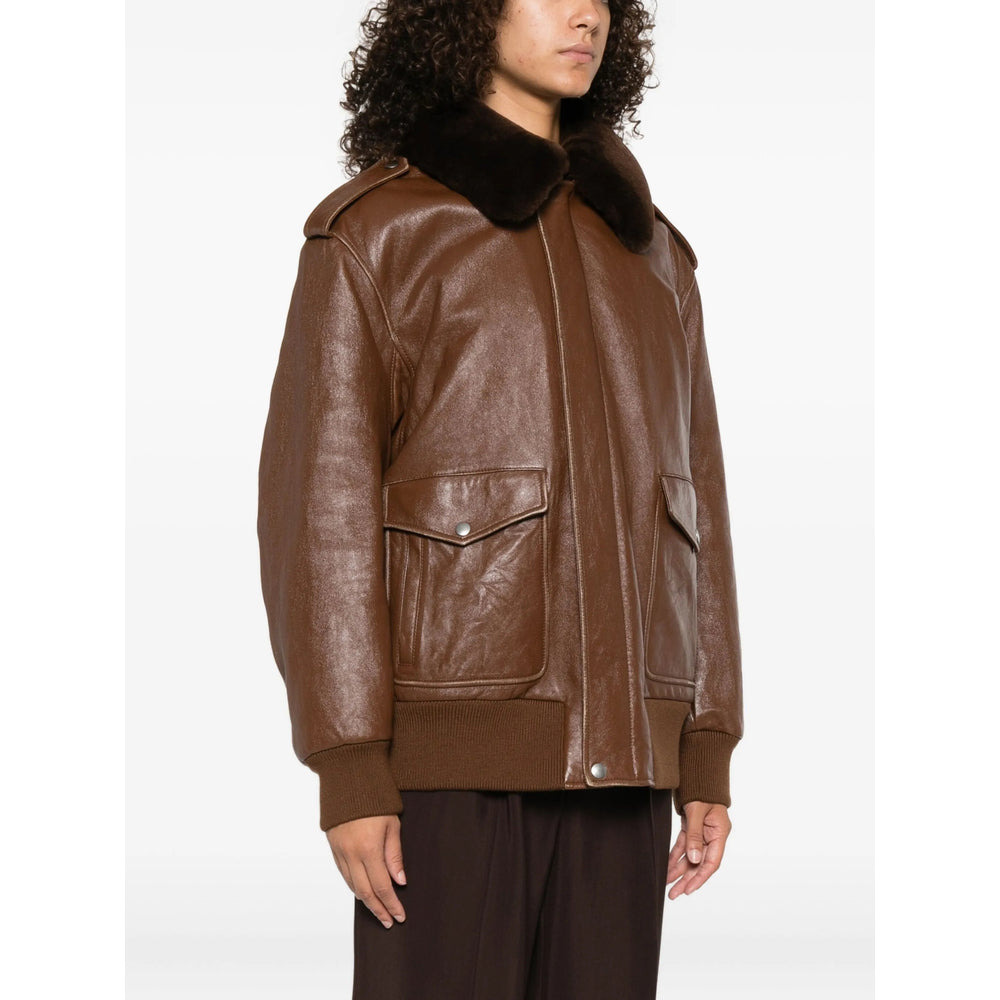 Prada Brown Jackets - Leather Jackets Women - 3