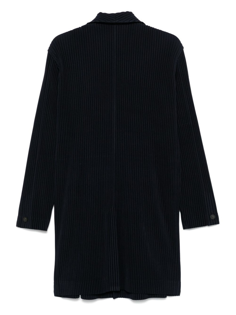 ISSEY MIYAKE plissé coat outlook