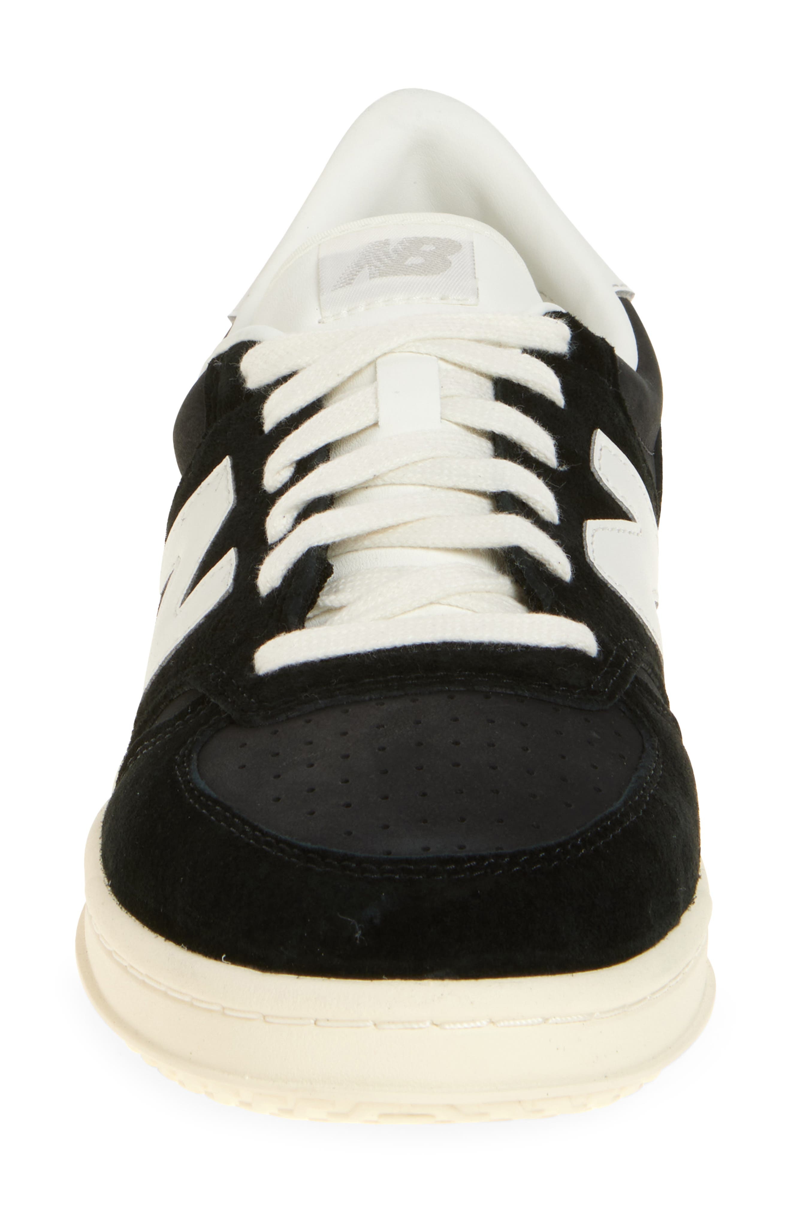 New Balance T500 Tennis Sneaker in Black/Sea Salt at Nordstrom - 4