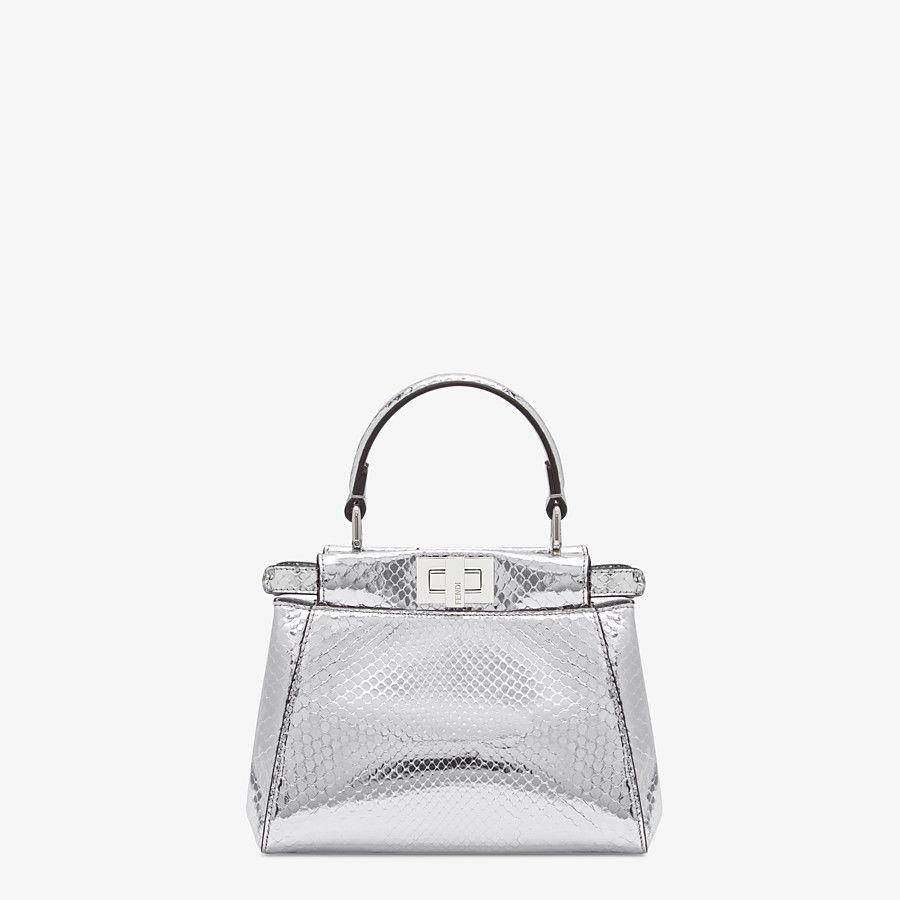 Silver python mini-bag - 6