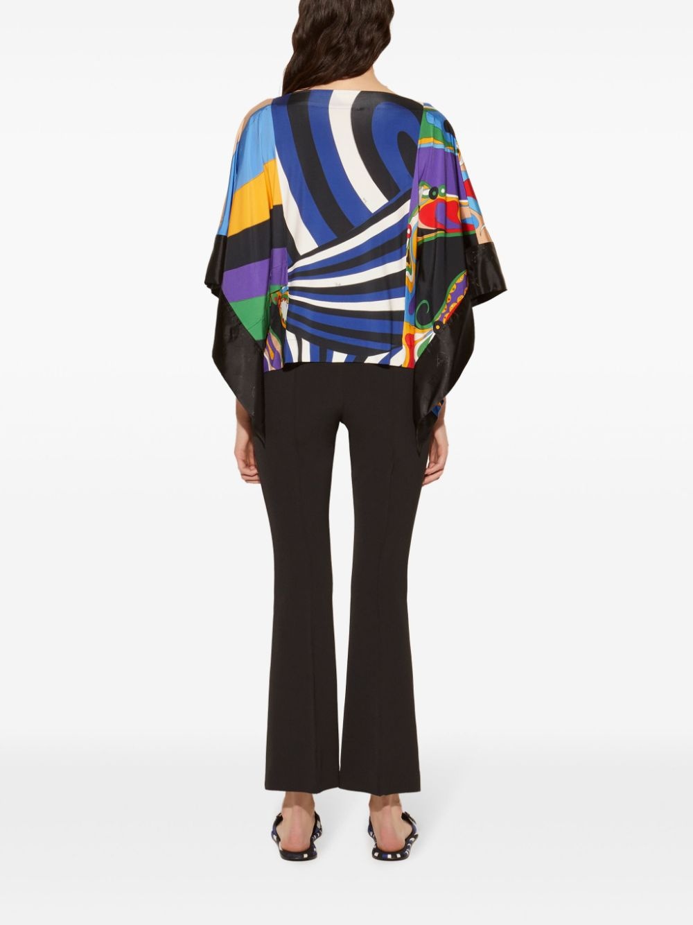 Iride-print kaftan - 4