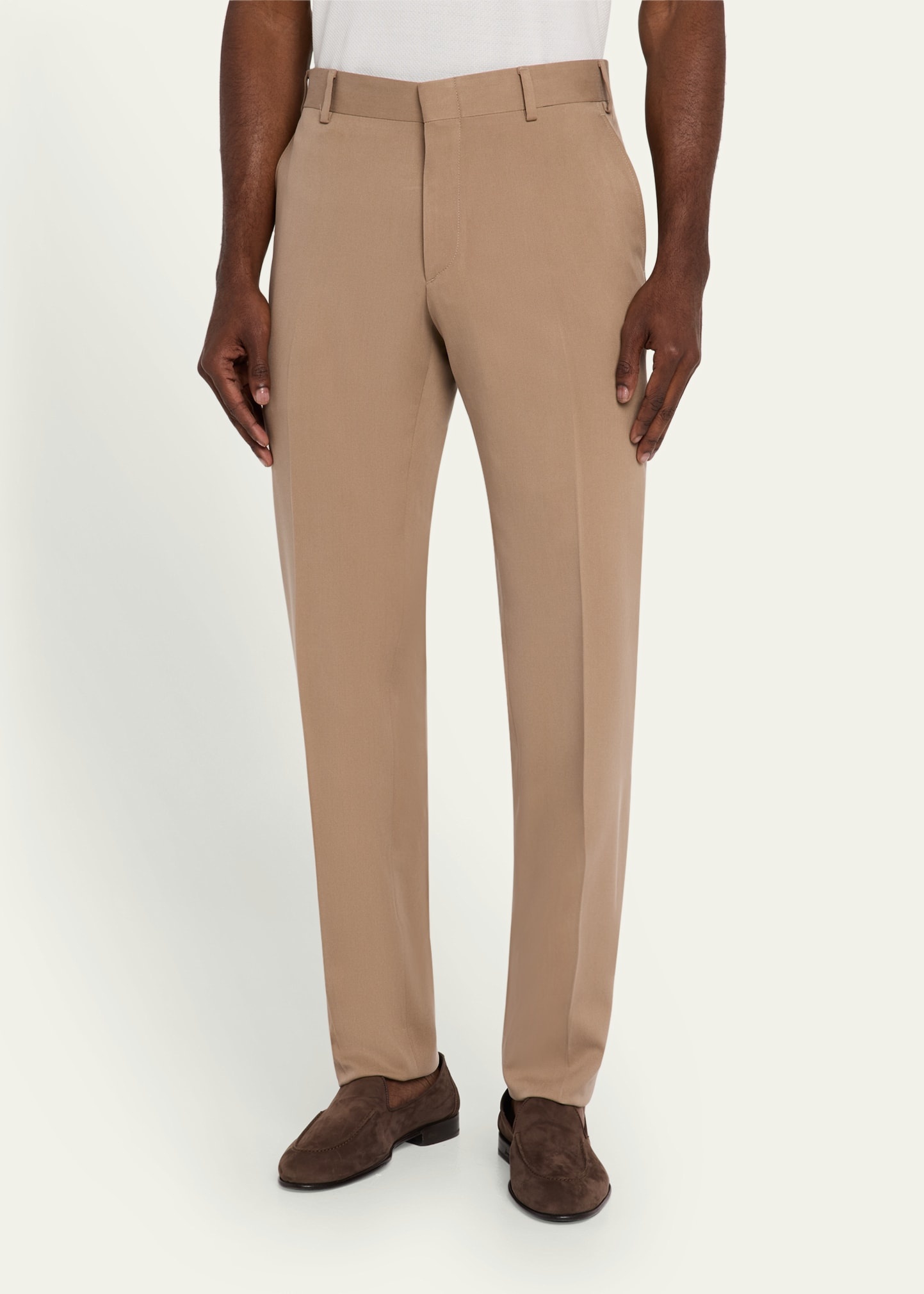 Men's WWX 80th Anniversary Journey Silk Flat-Front Trousers - 4