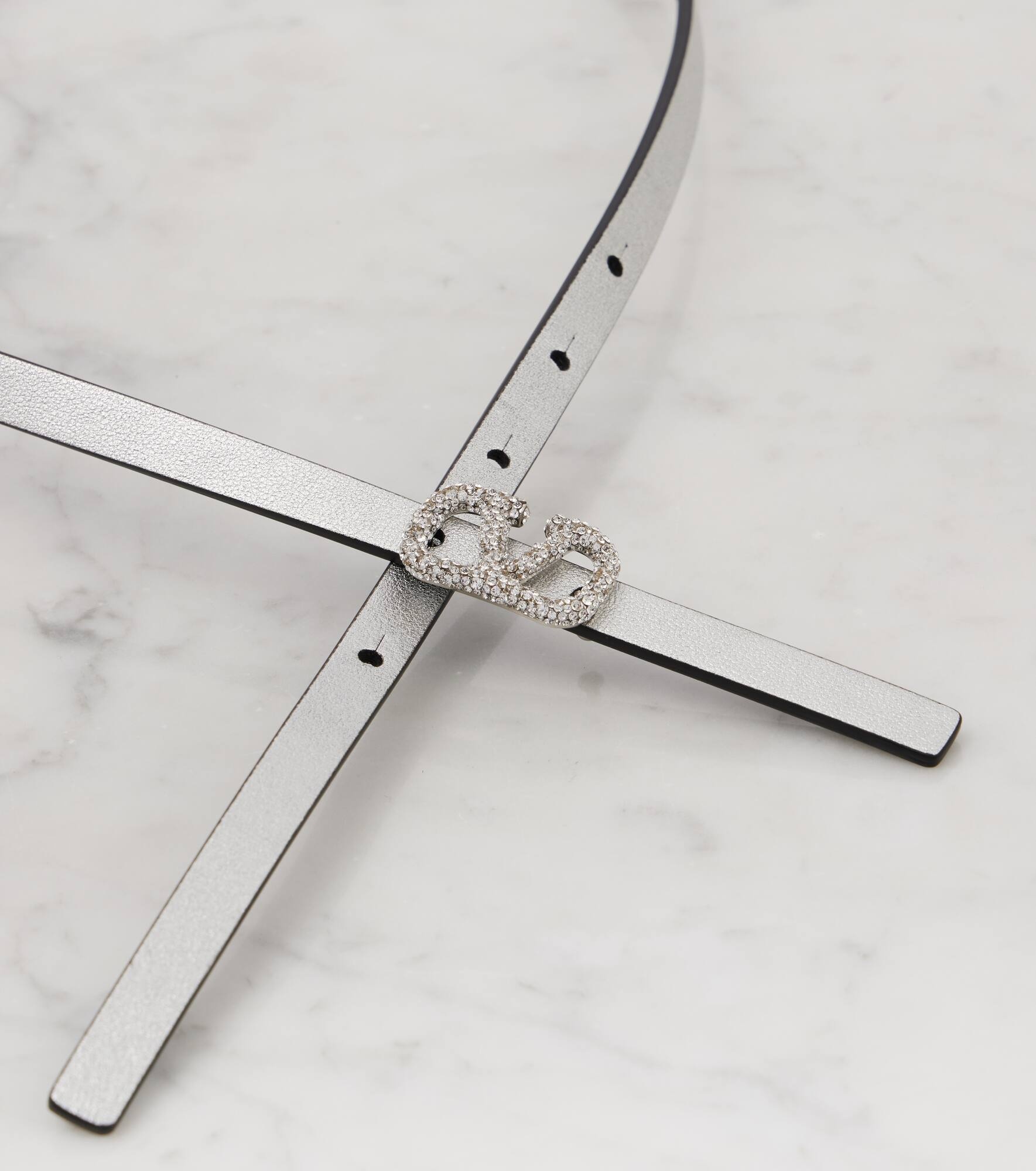VLogo Signature reversible leather belt - 3
