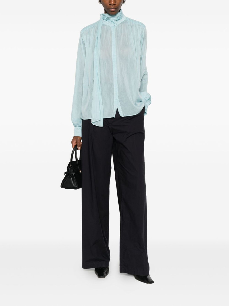 forte_forte tie-neck long-sleeve blouse outlook