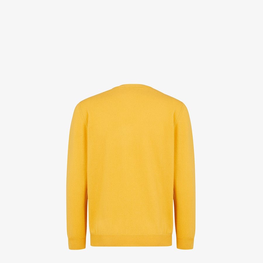 Yellow cashmere sweater - 2