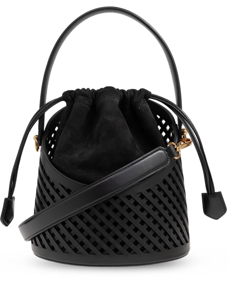 Etro medium Saturno grid cut-out crossbody bag outlook