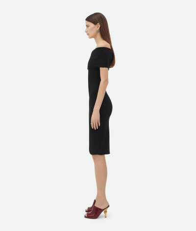 Bottega Veneta Textured Nylon Off-The-Shoulder Dress outlook