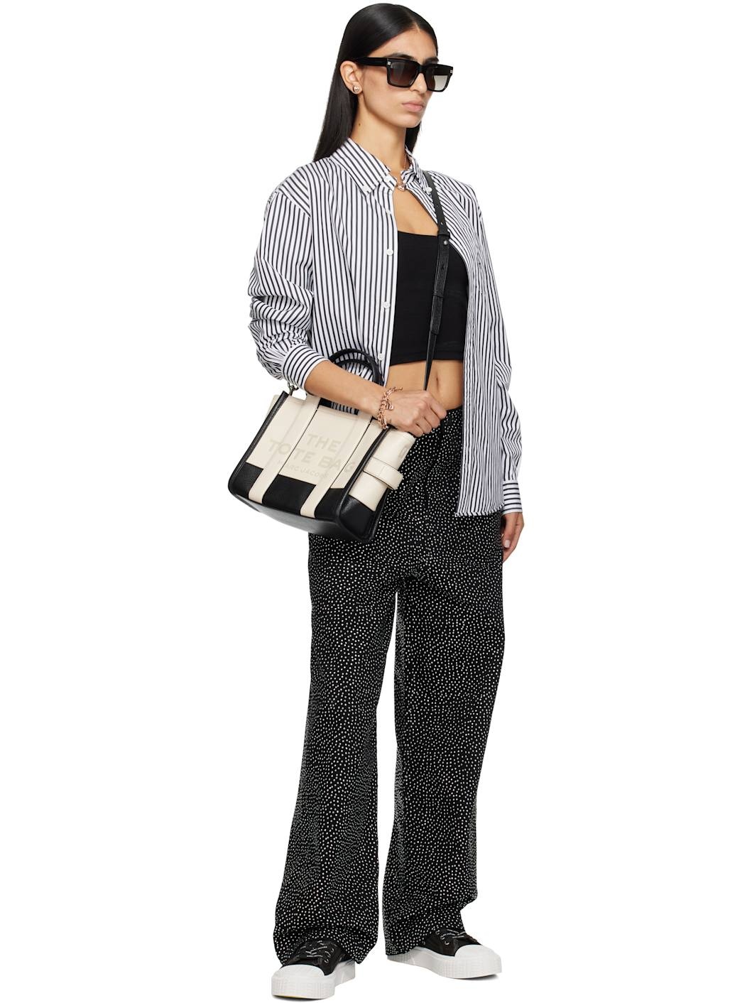 Off-White & Black 'The Colorblock Small' Tote - 4