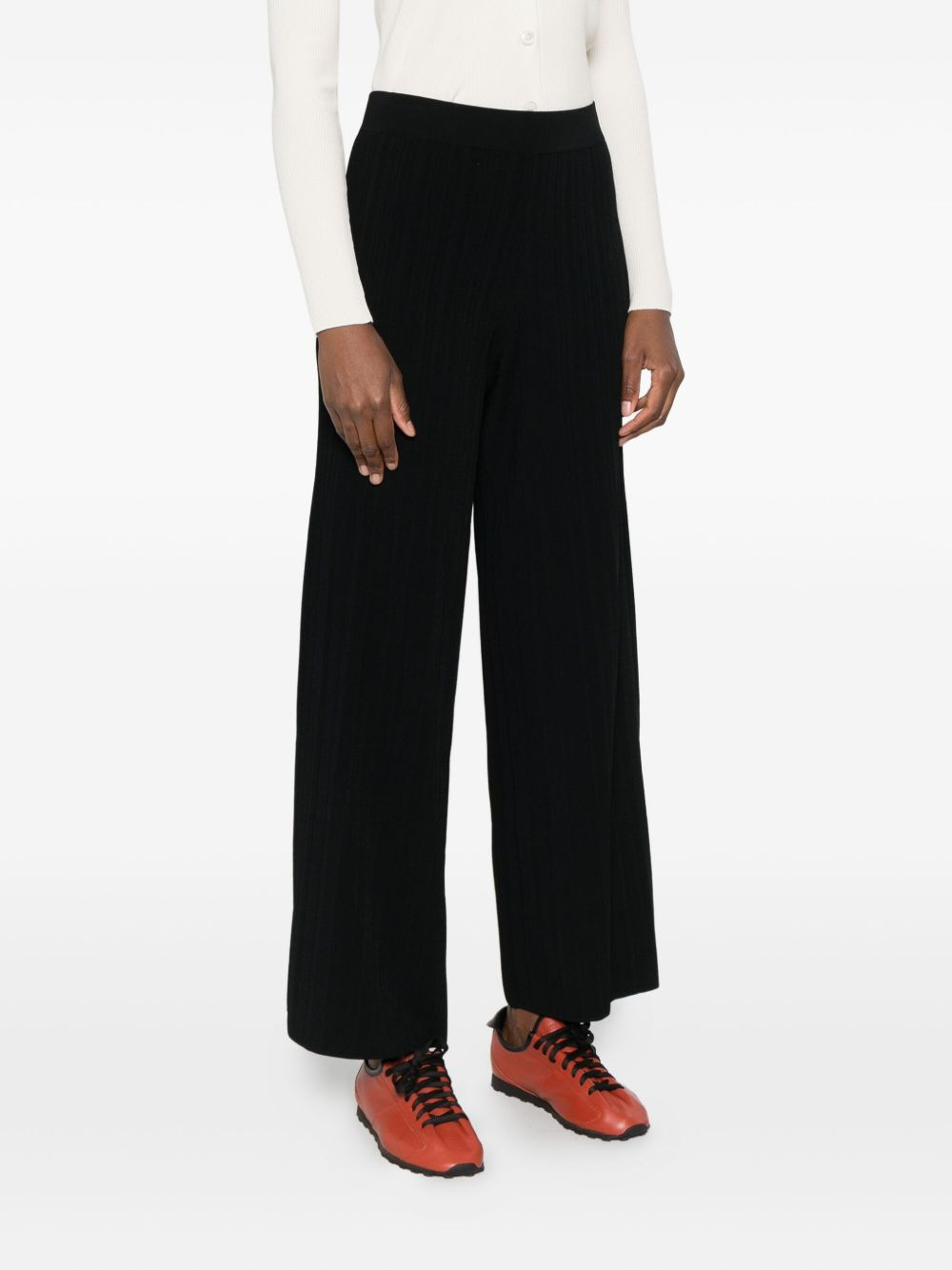 elasticated-waistband trousers - 3