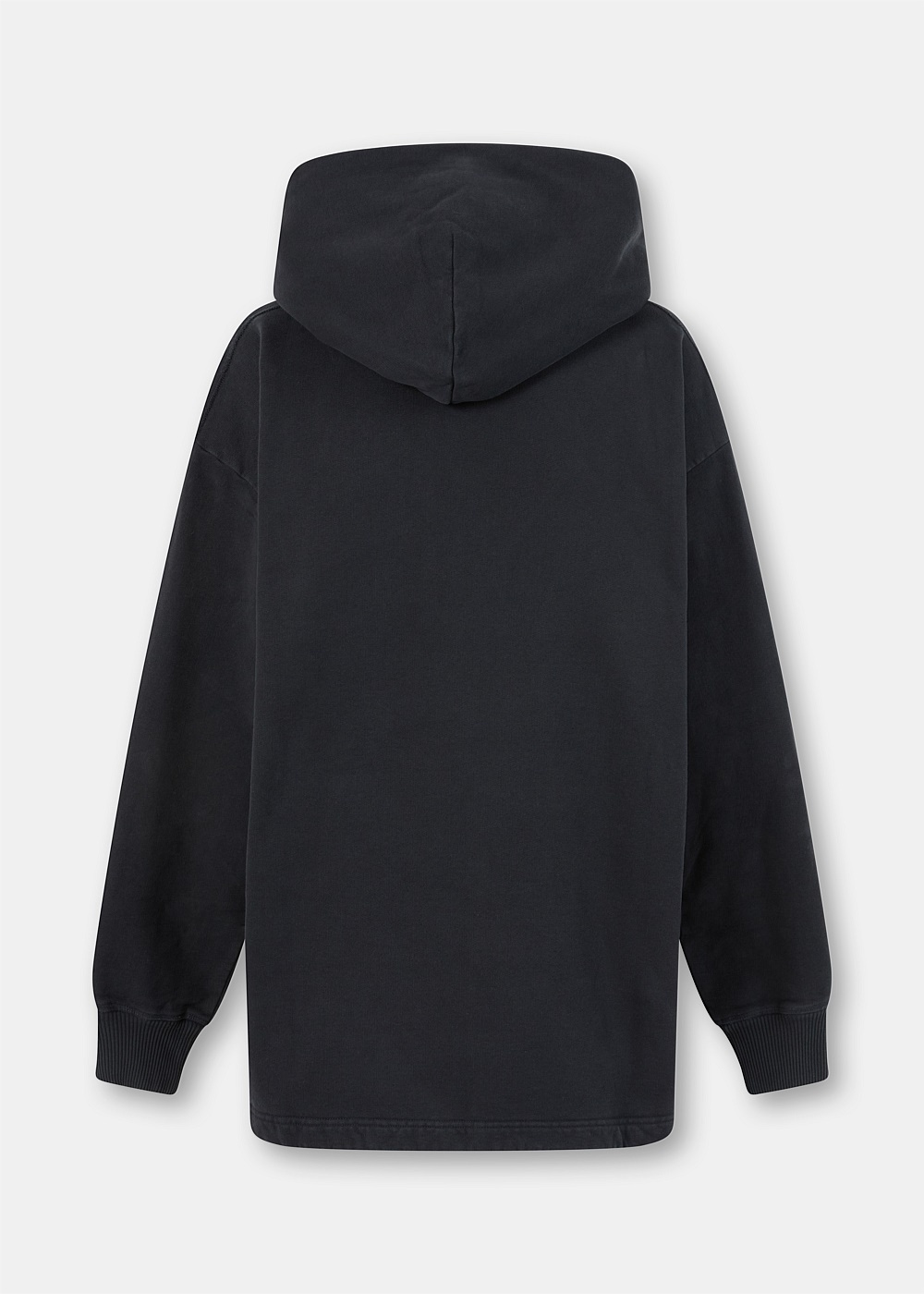 Black Fikka Stamp Hoodie - 3