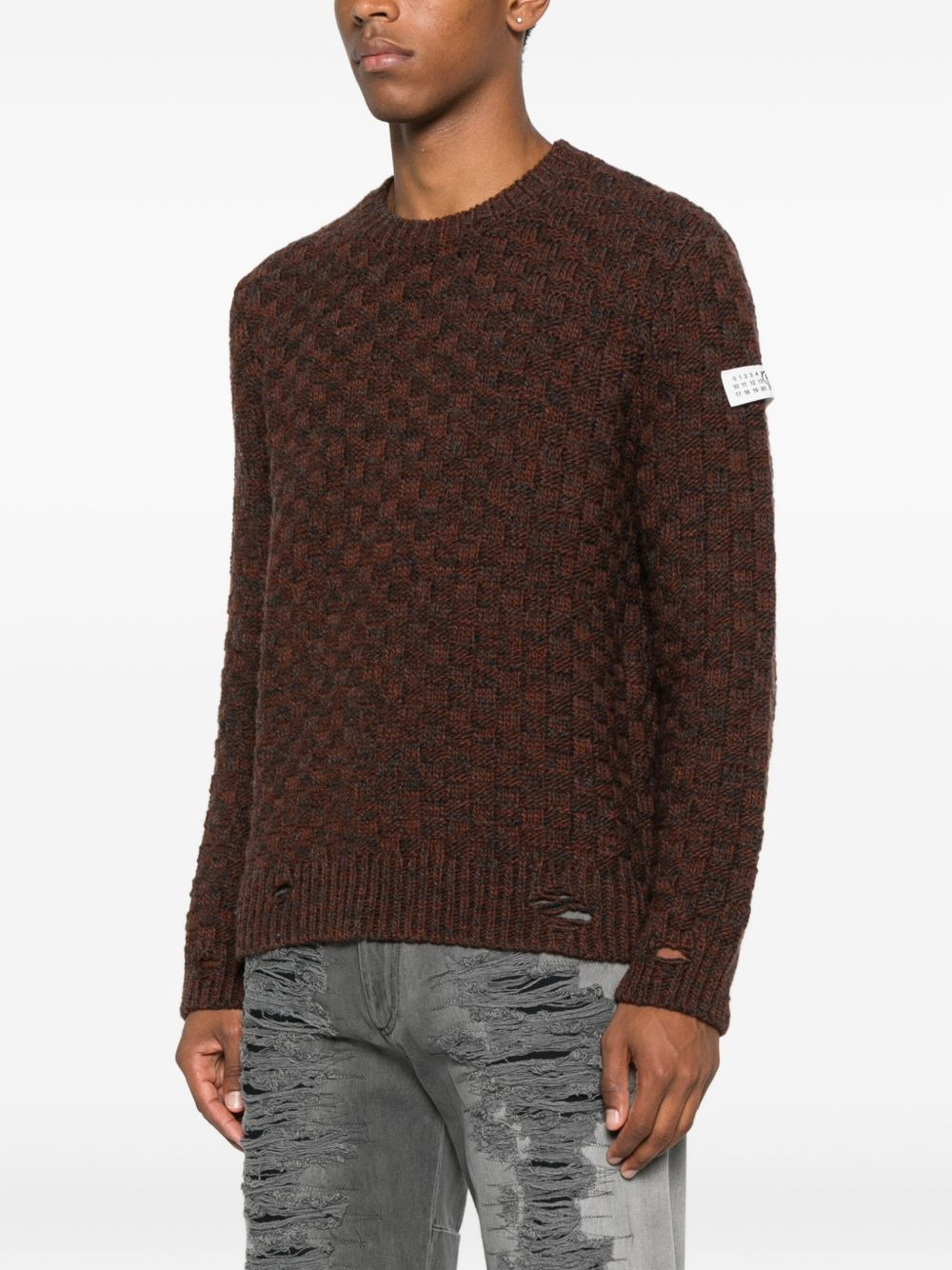 crew-neck wool sweater - 3