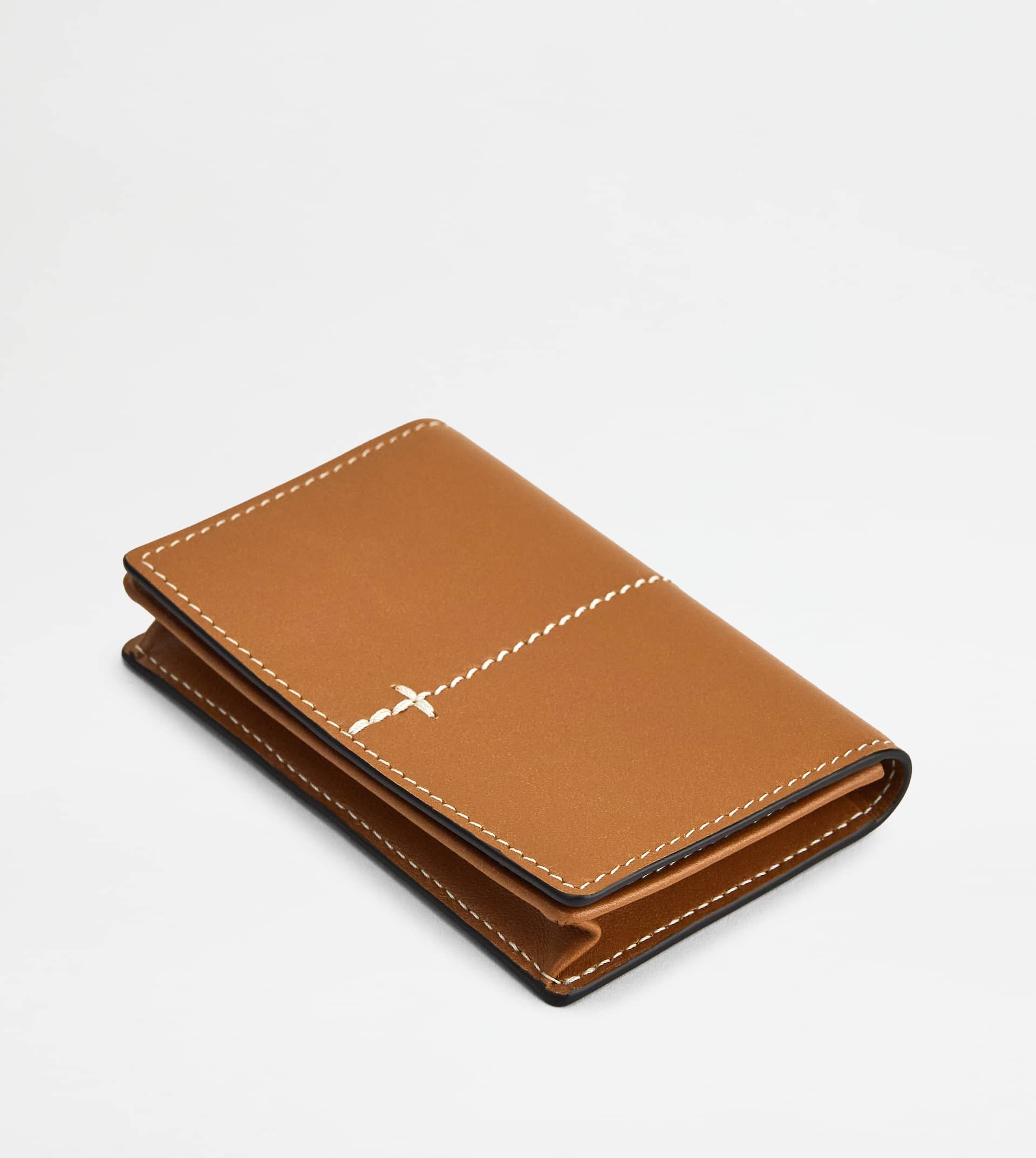 BUSINESS CARD HOLDER IN LEATHER - BROWN - 3